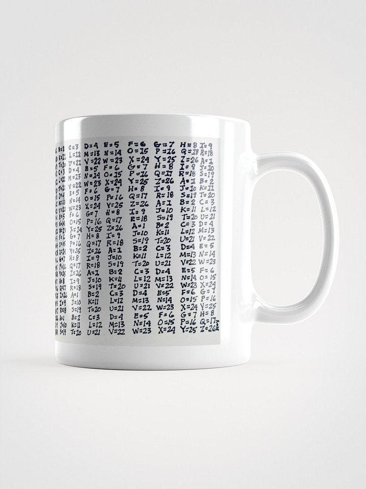 Cipher White Glossy Mug product image (1)