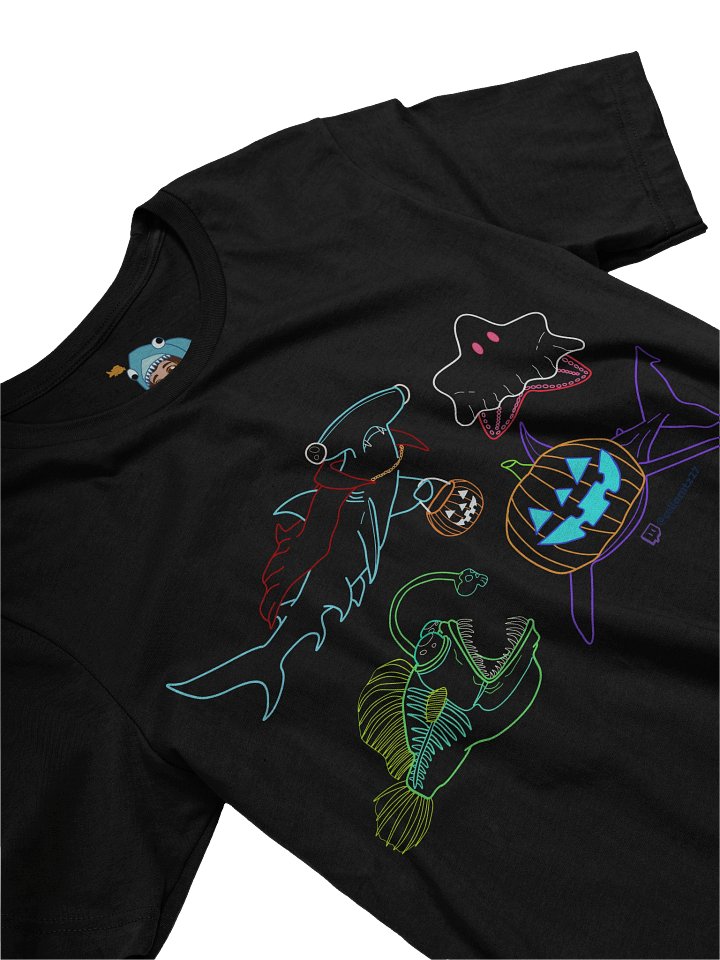 Neon Halloween Sea-Life Costume T-Shirt product image (2)