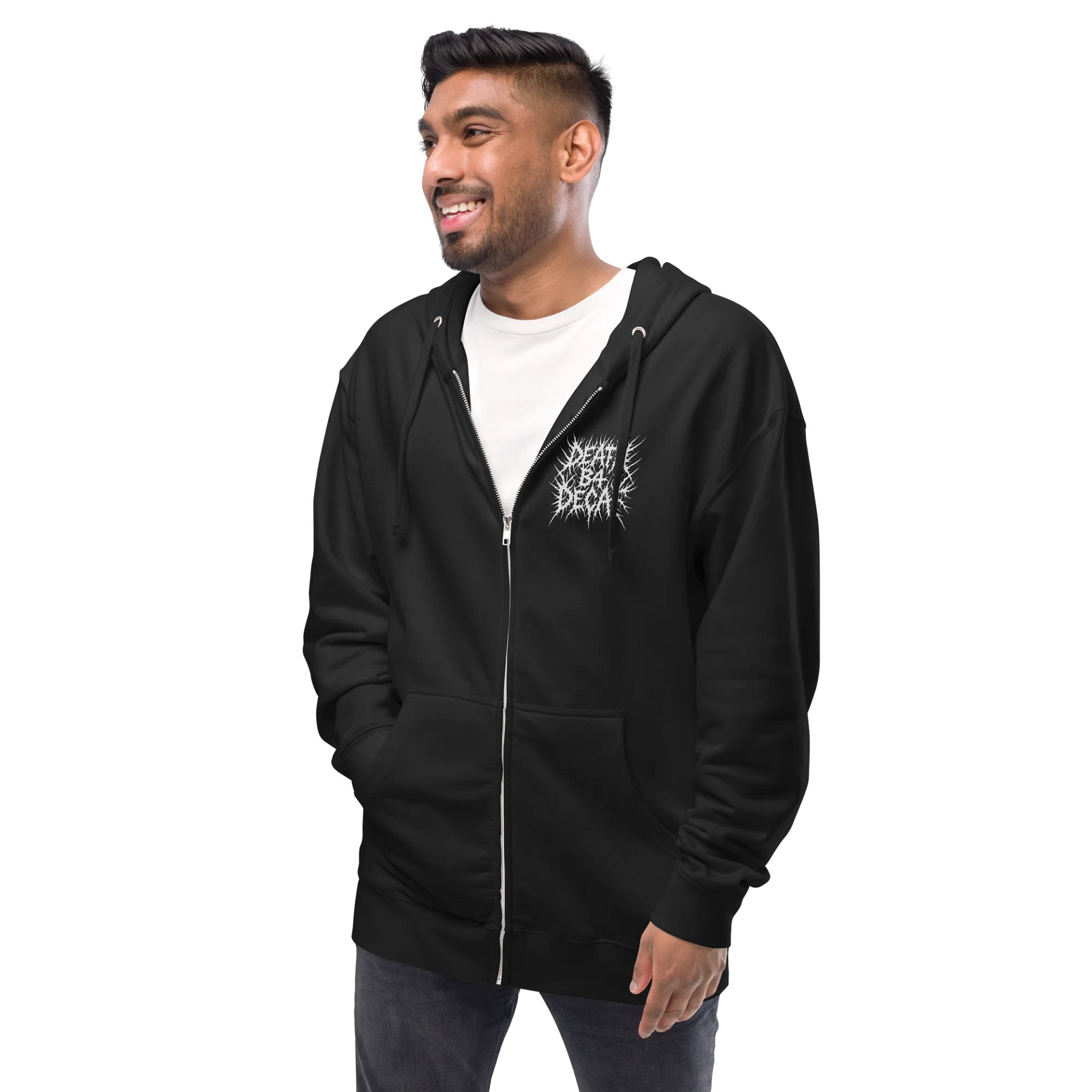 Metal Zip-Up Hoodie product image (6)