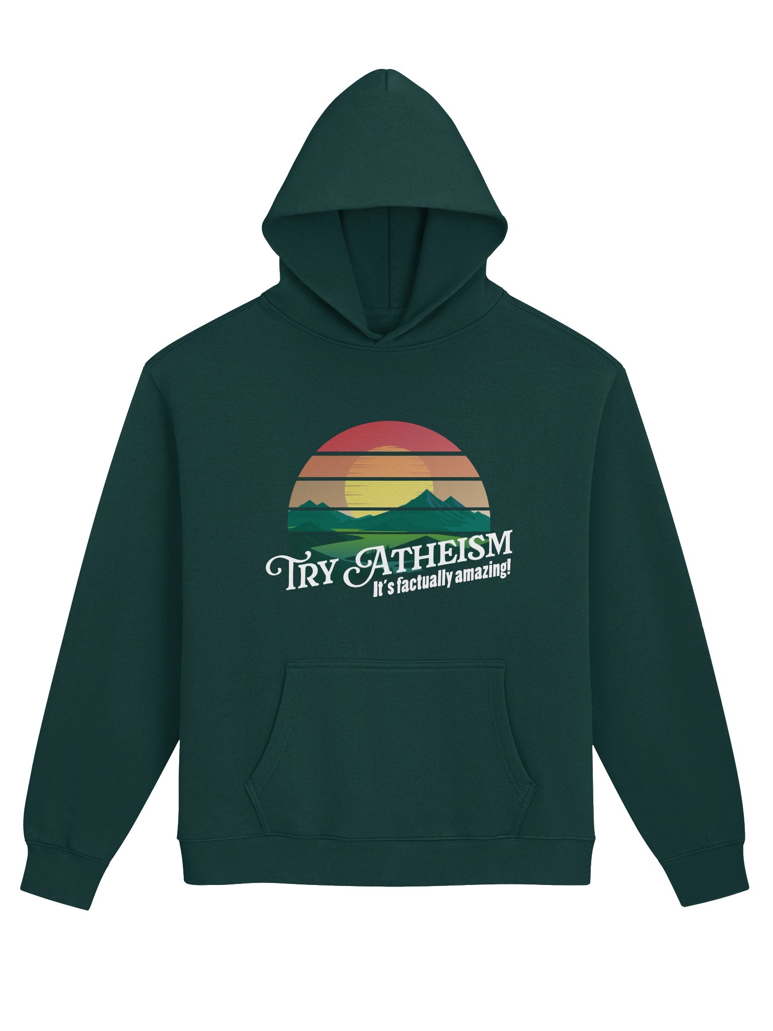 Try Atheism hoodie product image (6)