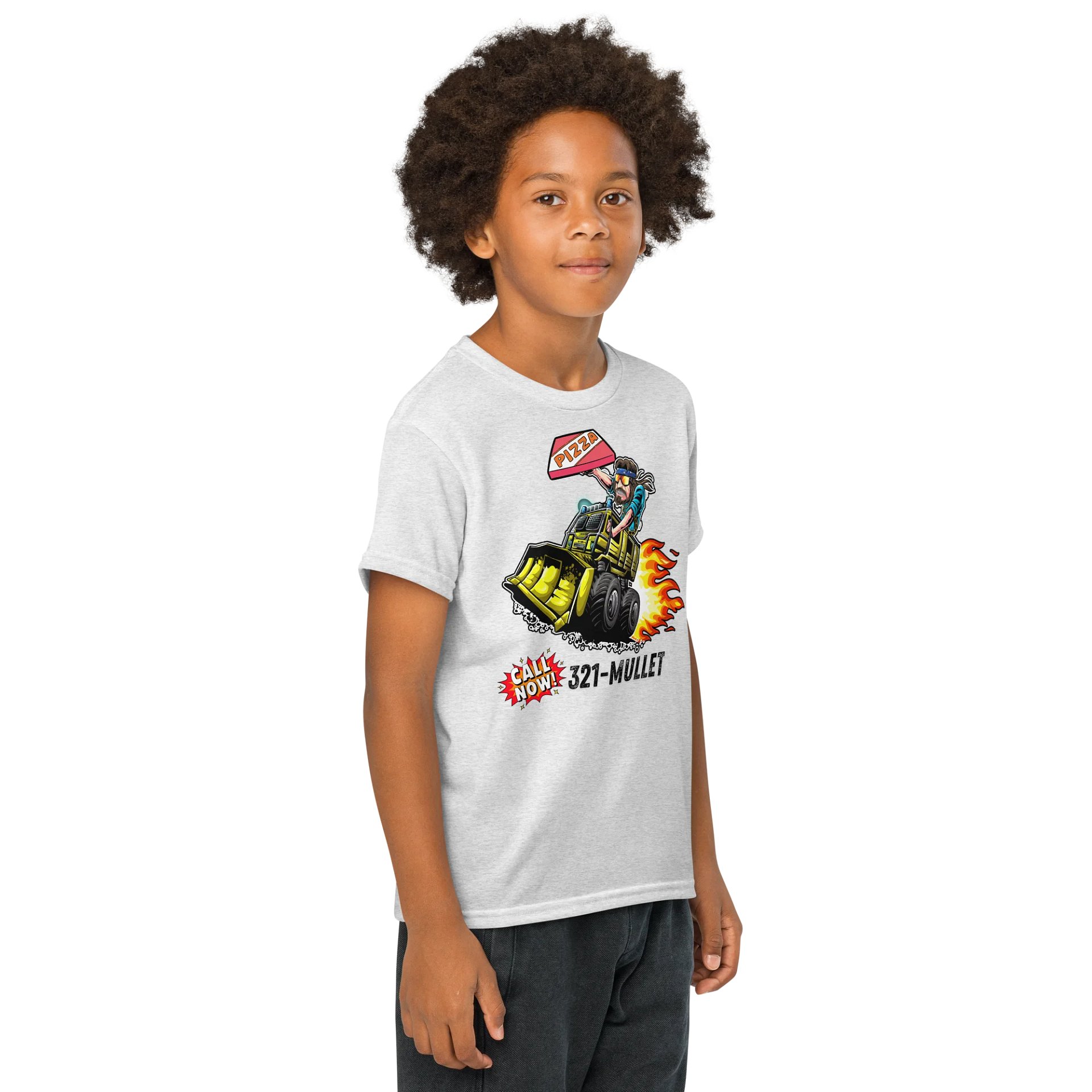 Gildan Youth Sports Tee : MULLETS MONSTER PIZZA product image (34)