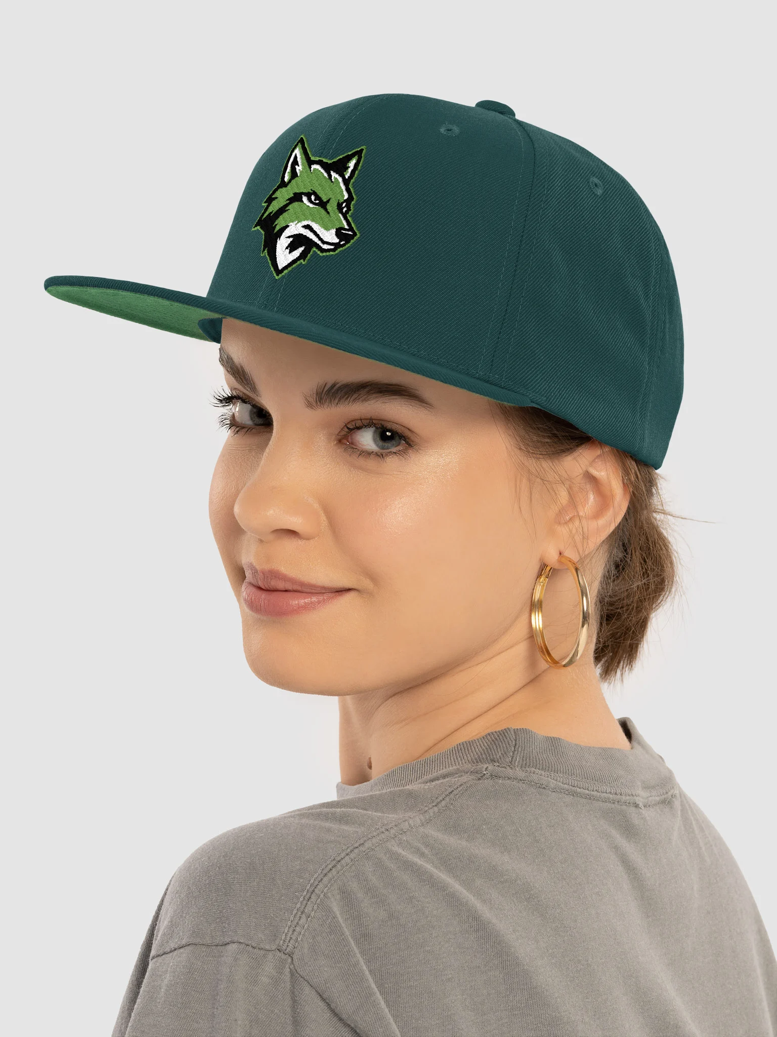 Fierce Wolf Logo Snapback Cap product image (15)