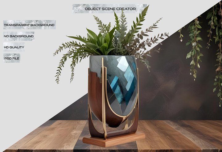 Celestial Symphony Harmony Vase – PNG product image (2)