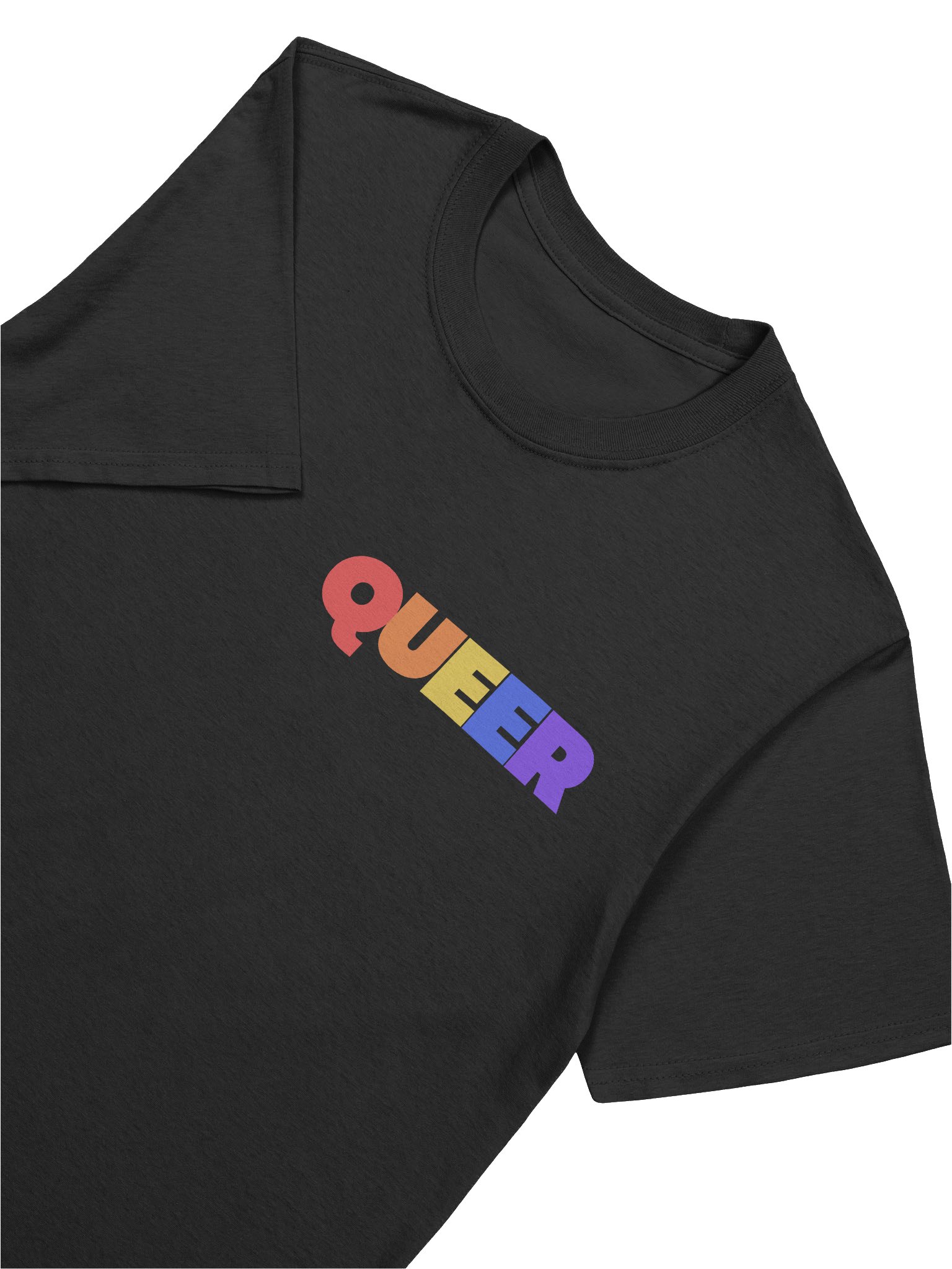 Queer text t-shirt product image (7)