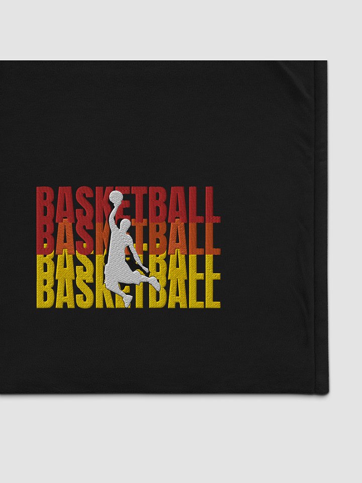 Port Authority Embroidered Premium Sherpa Blanket - Basketball product image (1)