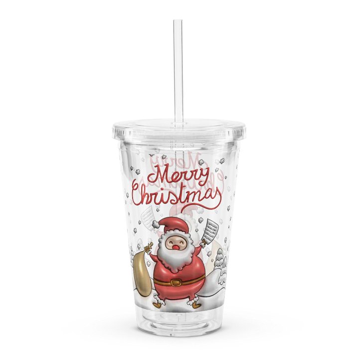 Santa's Scroll Acrylic Tumbler product image (1)