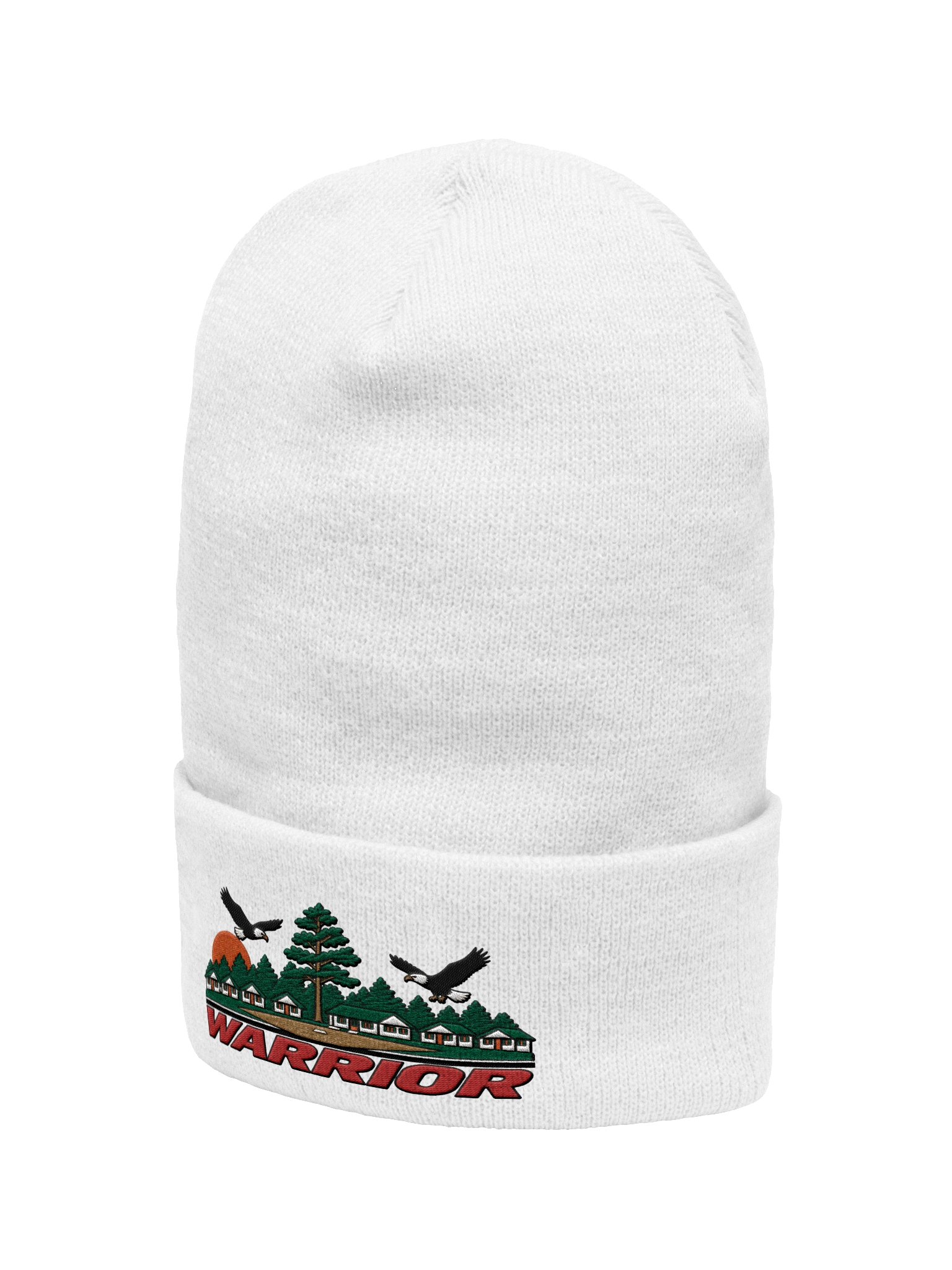 Warrior Long Beanie (White) product image (2)