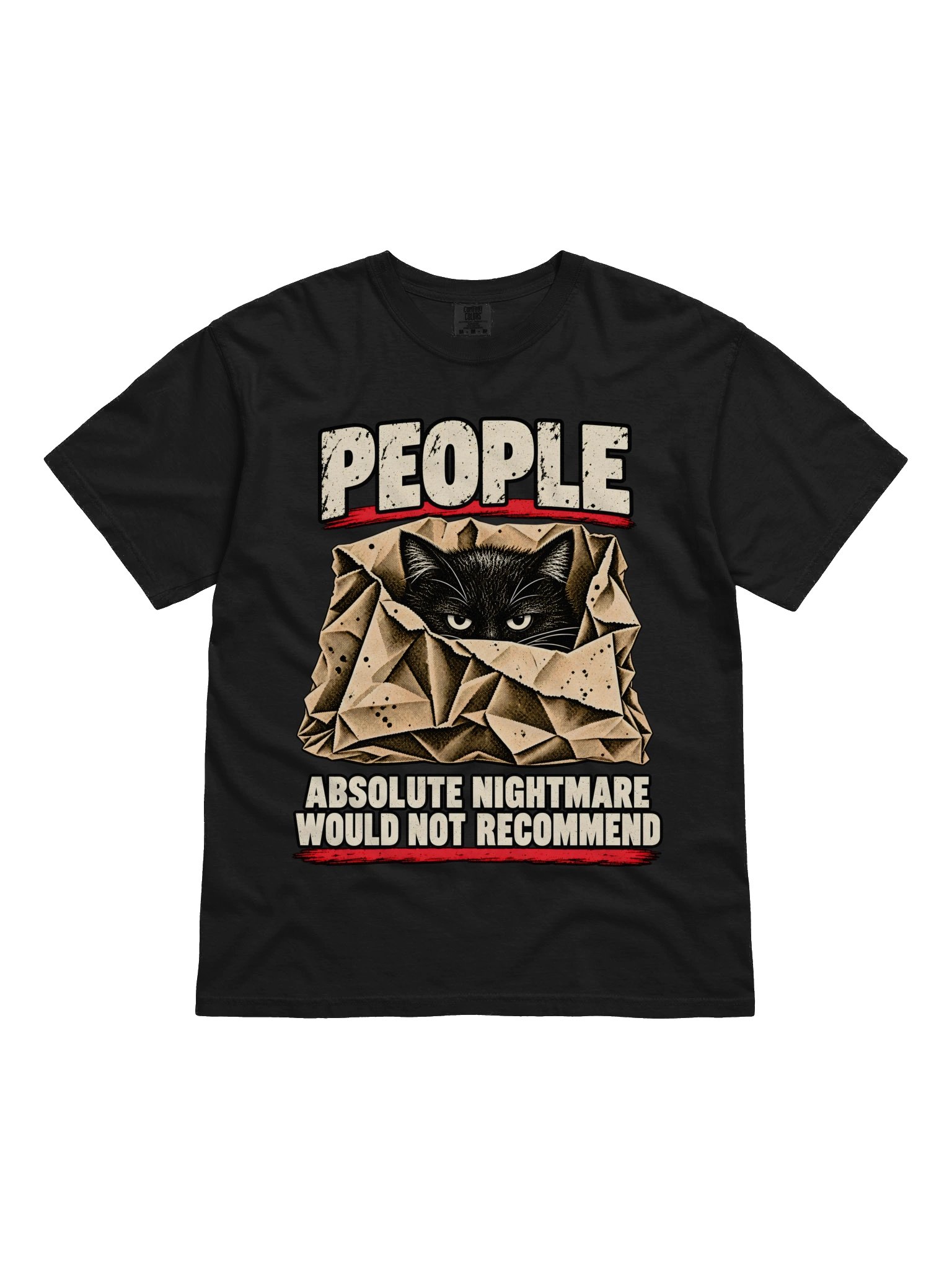 PEOPLE // ABSOLUTE NIGHTMARE Heavyweight Graphic Tee product image (9)