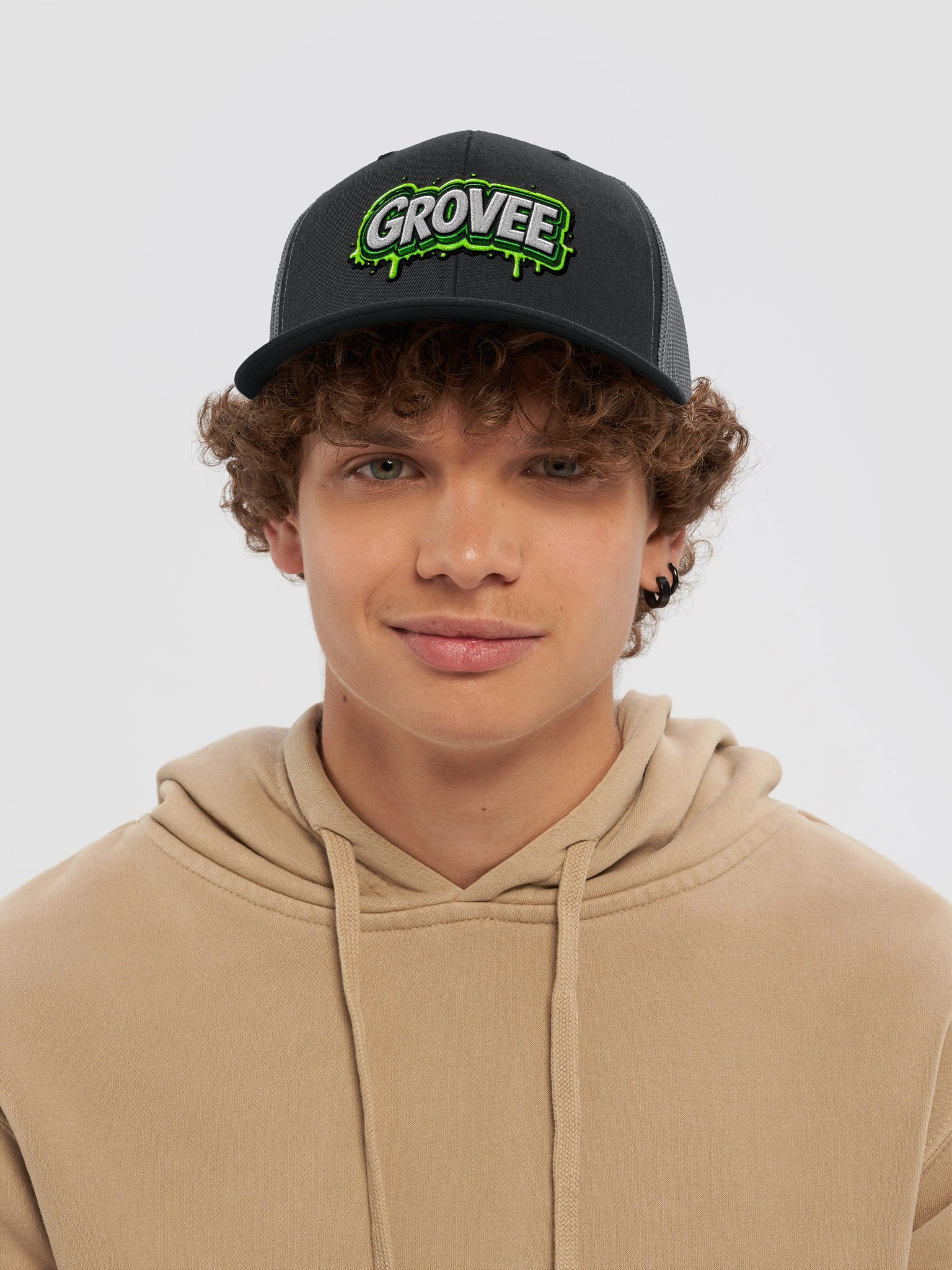 GROVEE Neon Drip Trucker Hat product image (6)