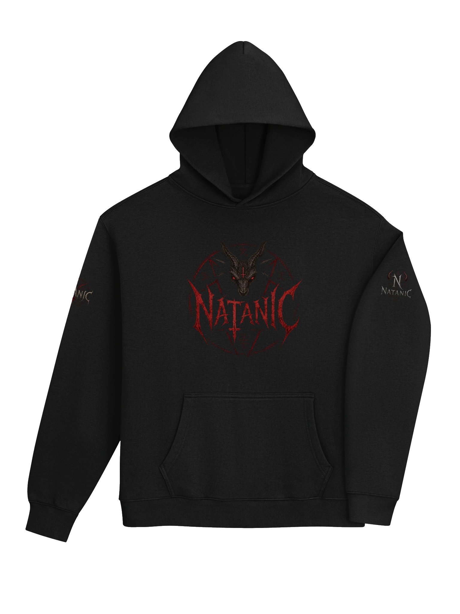 Infernal Sigil Oversized Hoodie — AS Colour x Natanic product image (16)