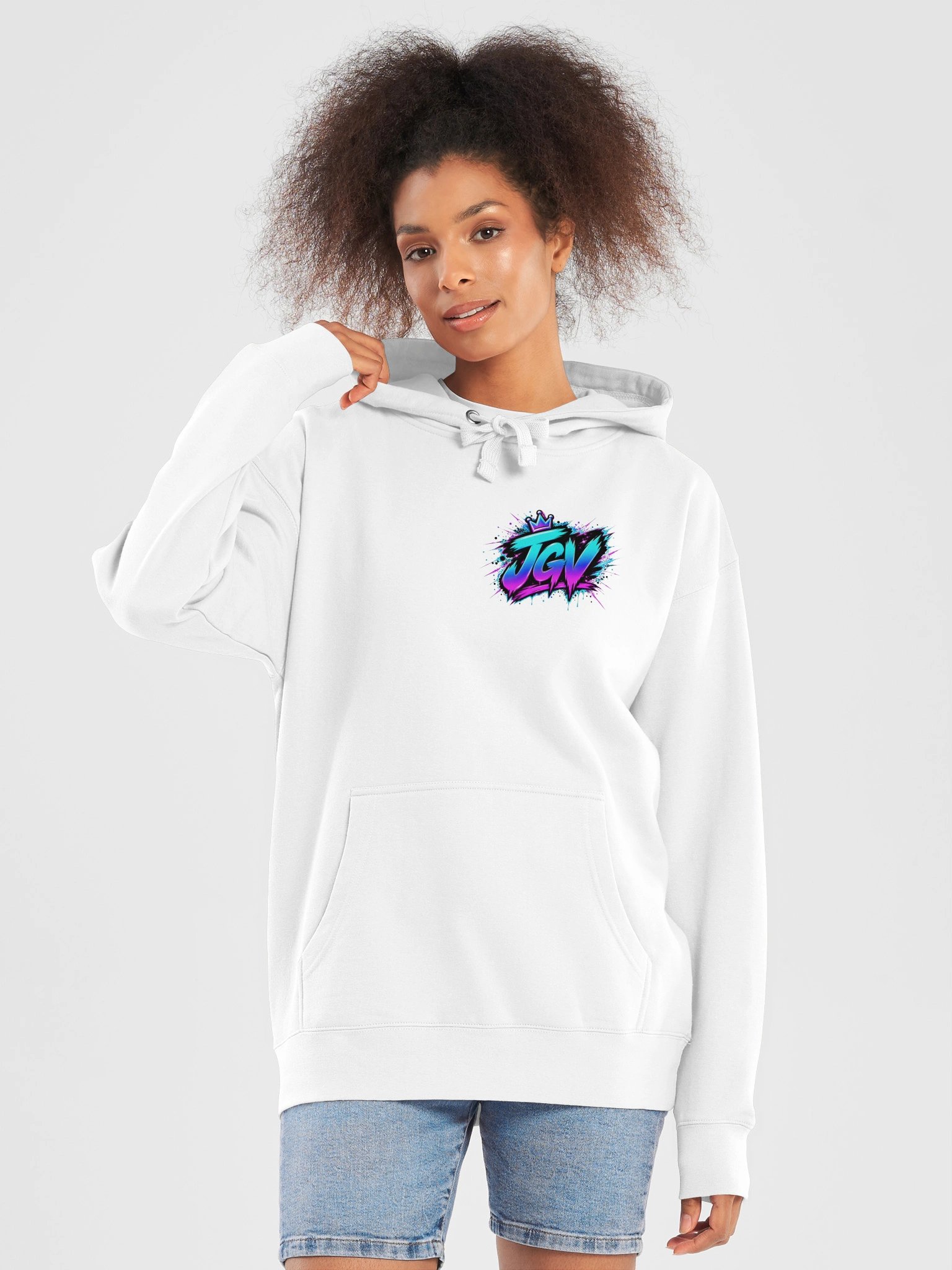 JGV Essential Hoodie | Minimal Logo product image (10)