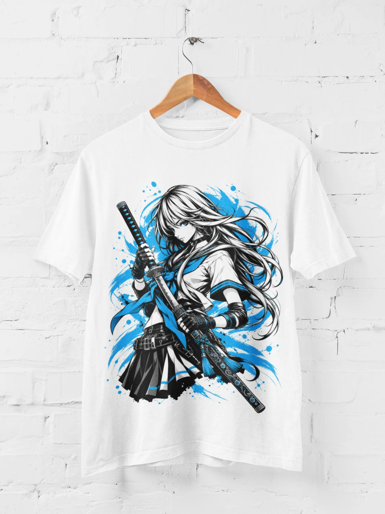 Anime Samurai School Girl Tee product image (1)