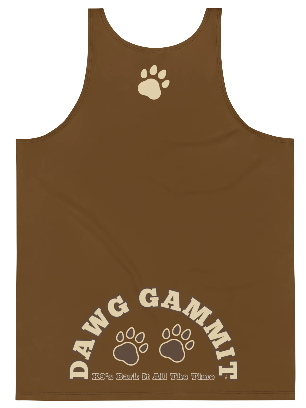 DAWG GAMMIT™ Wanted Cane Corso Brown Tank product image (3)