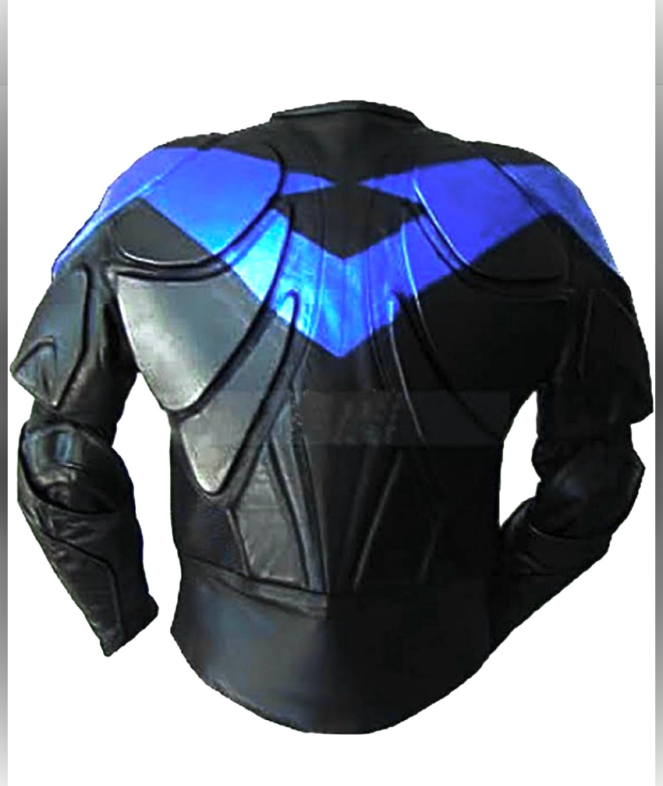 Copy of of Batman leather Jacket for motorcycle nightwing (armor,suit, gear, protection moto sports equipment ) product image (3)