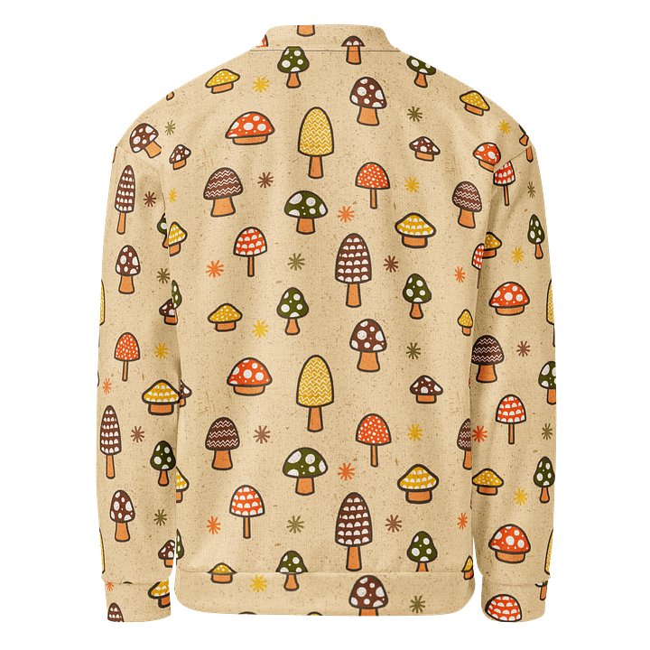 1970s Retro Mushrooms Bomber Jacket product image (2)