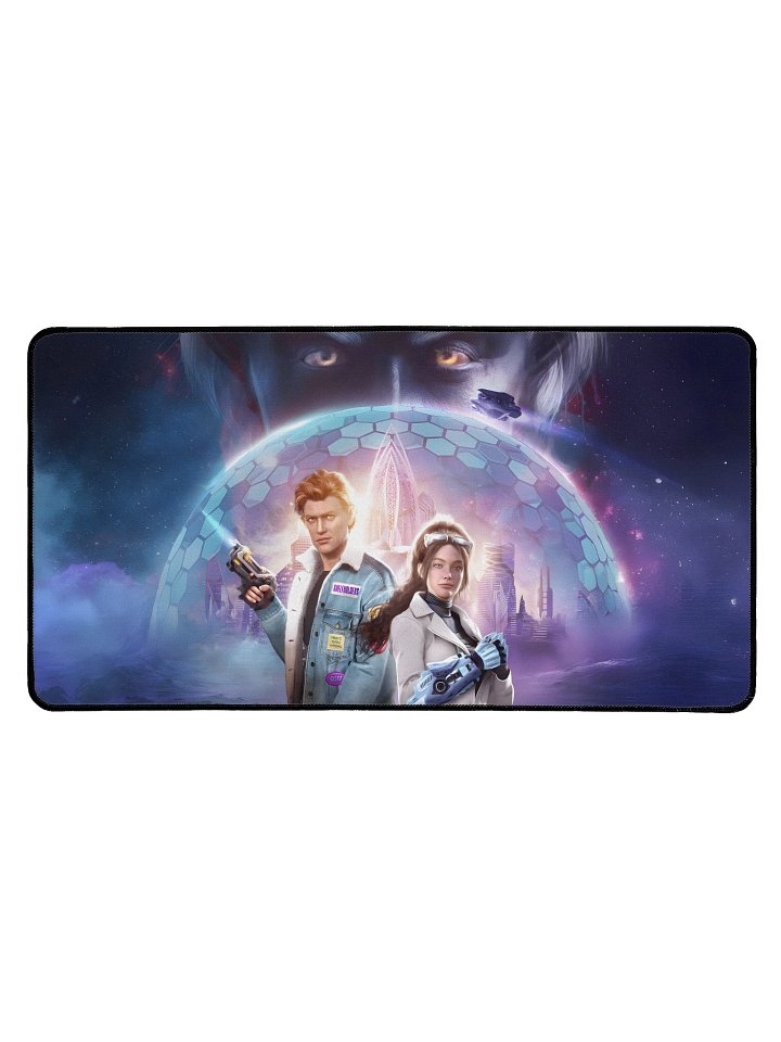 Novalunosis Cover Art Desk Mat (15.5" x 31.5") product image (1)