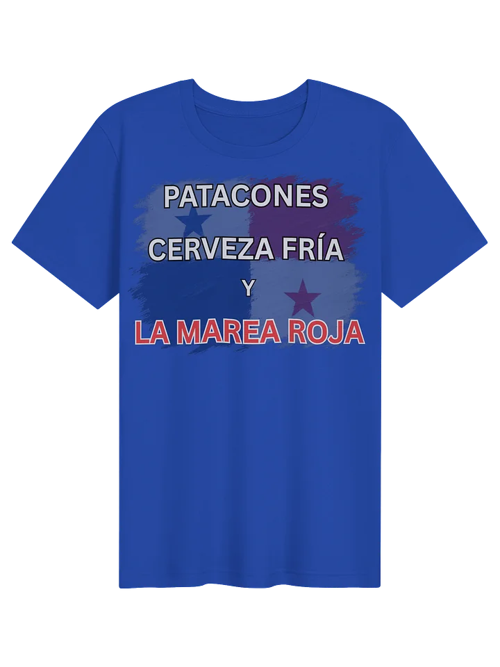 Patacones, Cerveza Fría y La Marea Roja | Panama Soccer Fan Shirt product image (31)