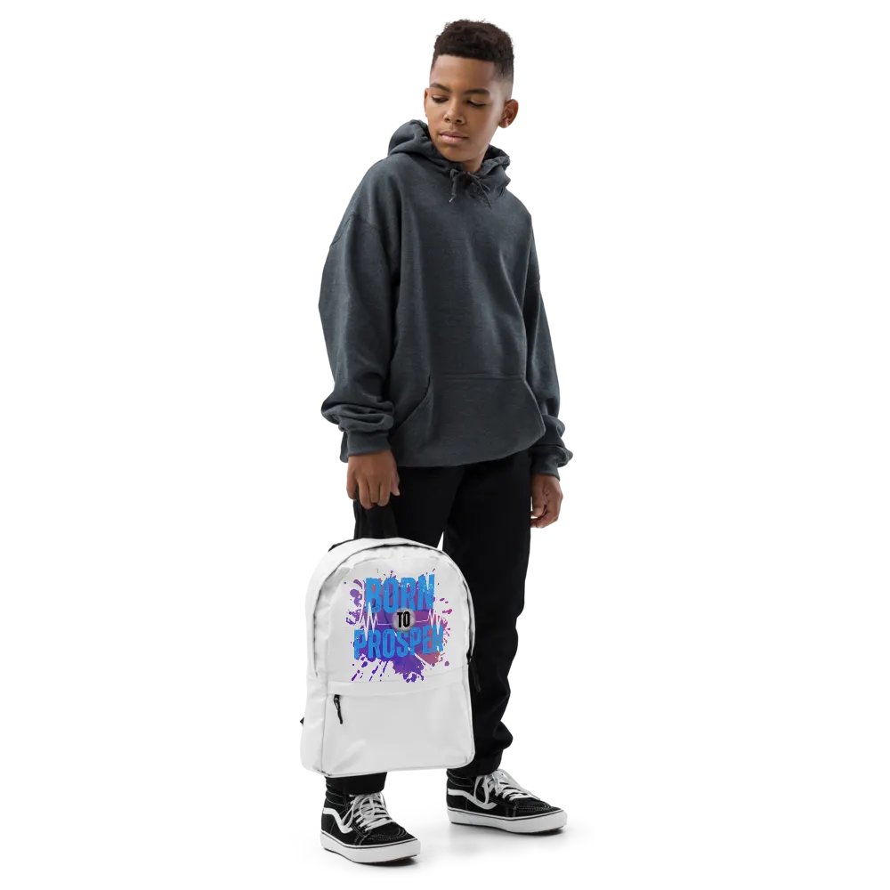 Born to Prosper Full Print Backpack product image (6)