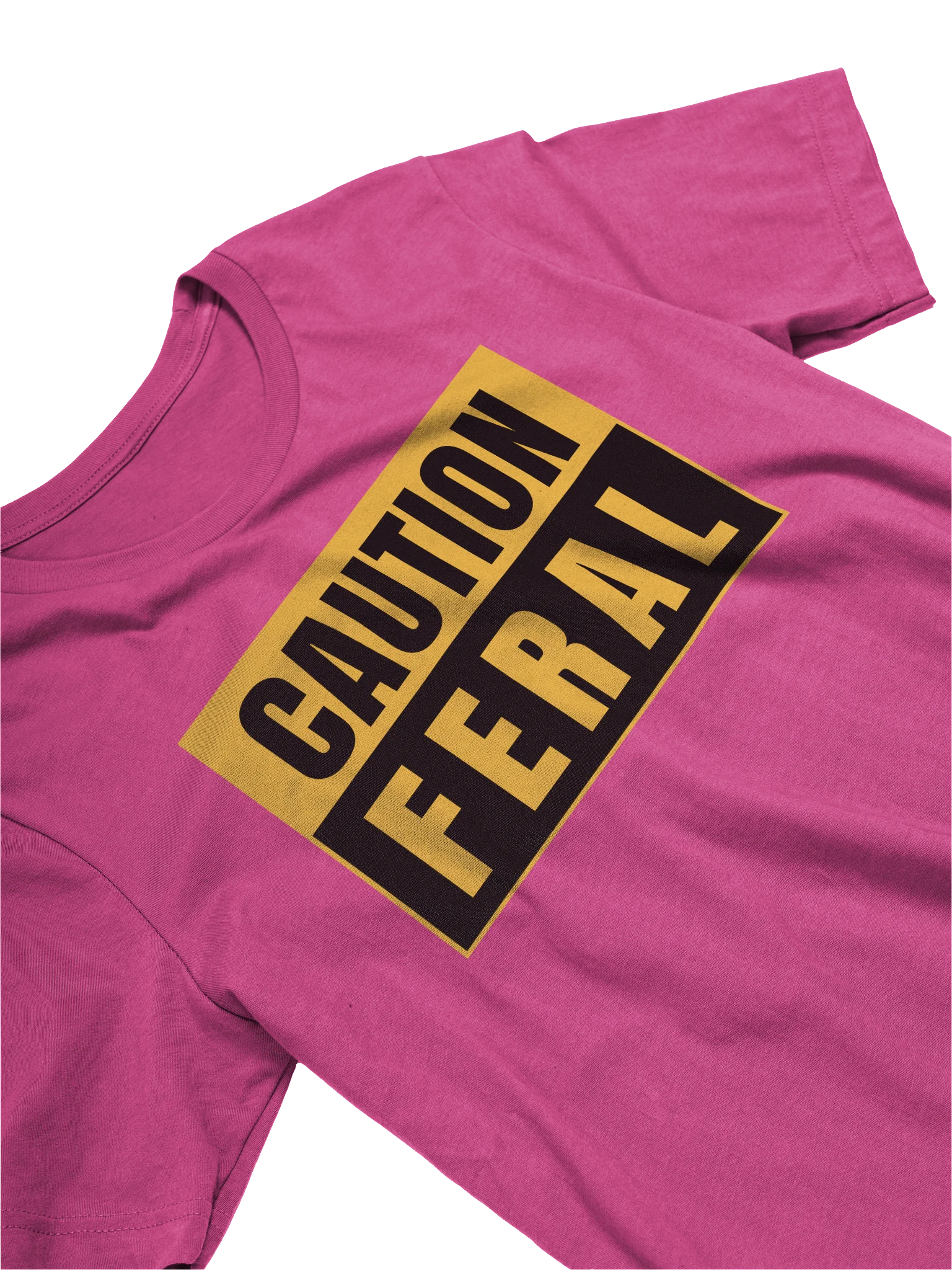 Caution Feral Bella+Canvas 3001 Supersoft T-Shirt product image (2)