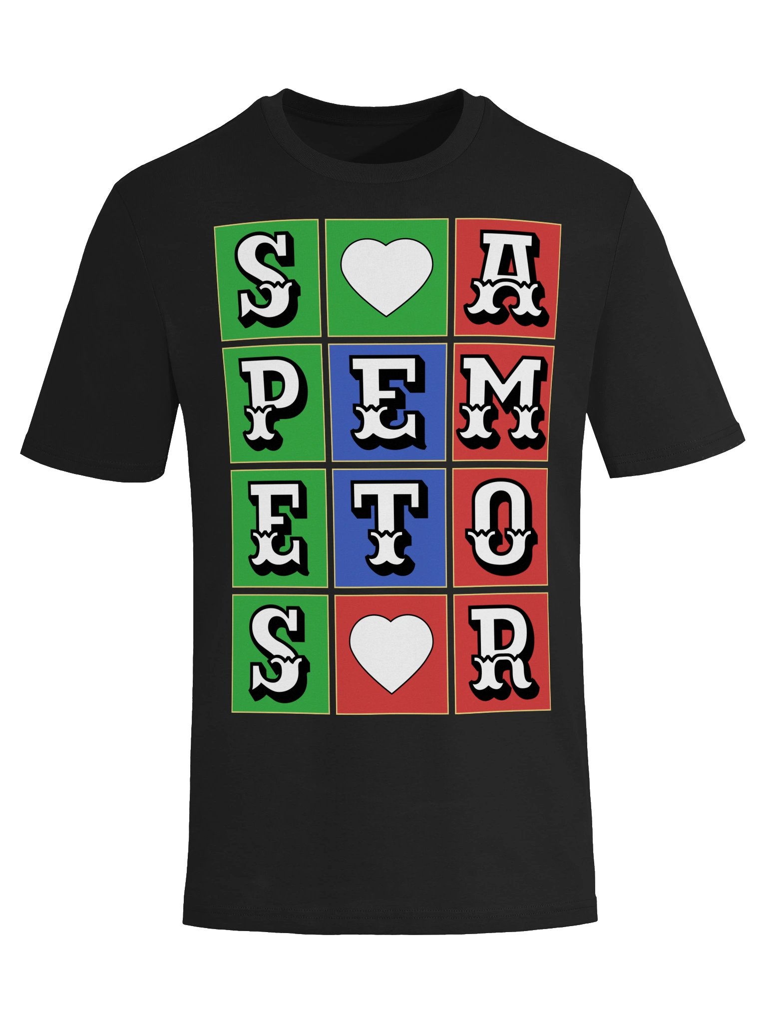 Hope and Love In Latin Quote Unisex Organic Cotton Graphic T-shirt product image (5)