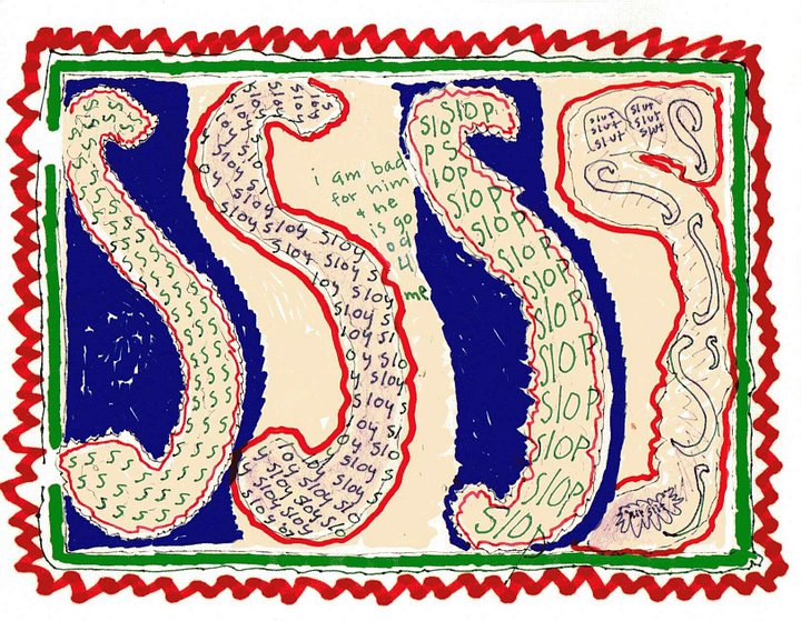 S's in bric brac panel card print product image (1)