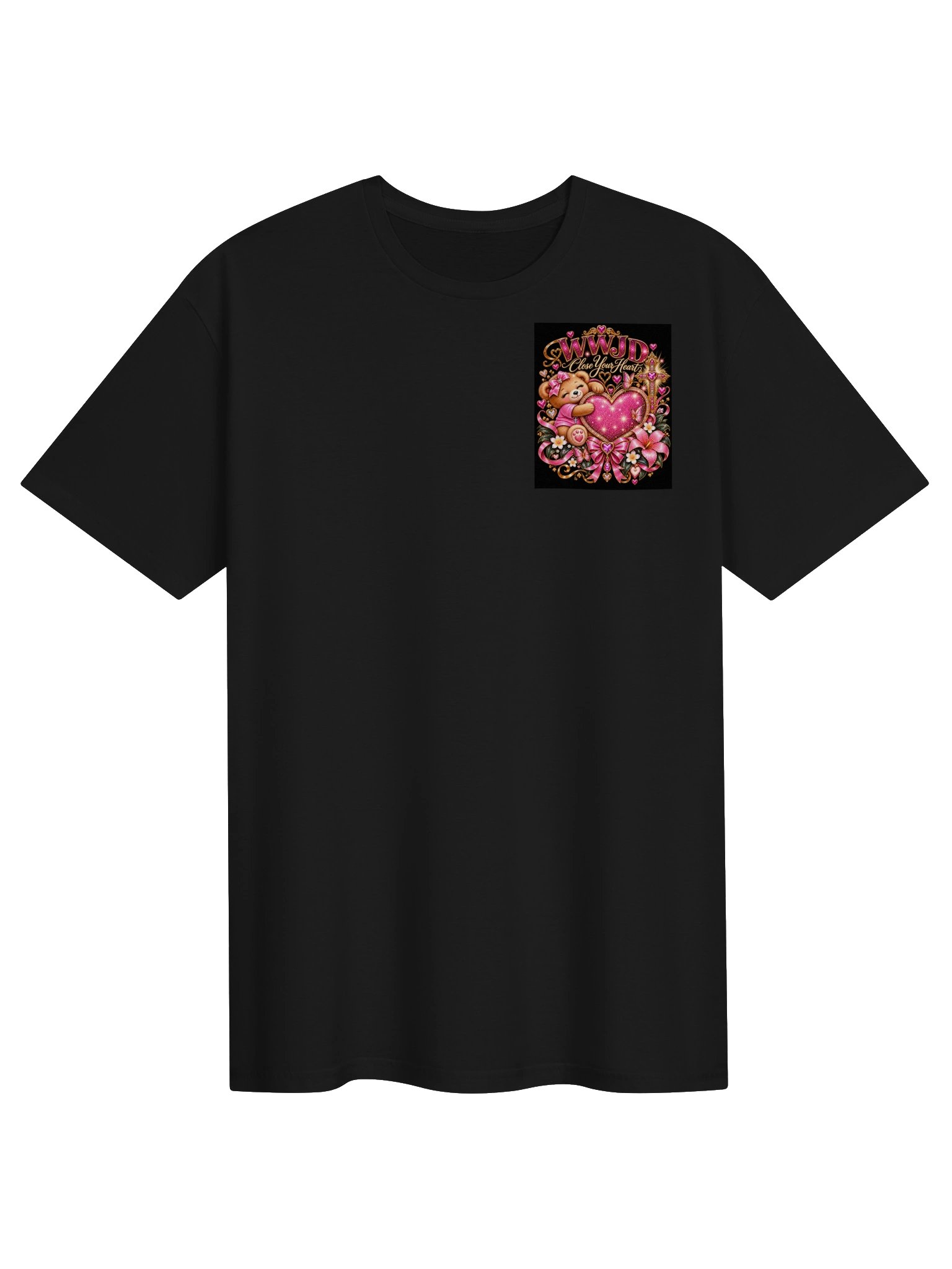 💗✝️WWJD – Close Your Heart Bear Shirt💗✝️ product image (1)