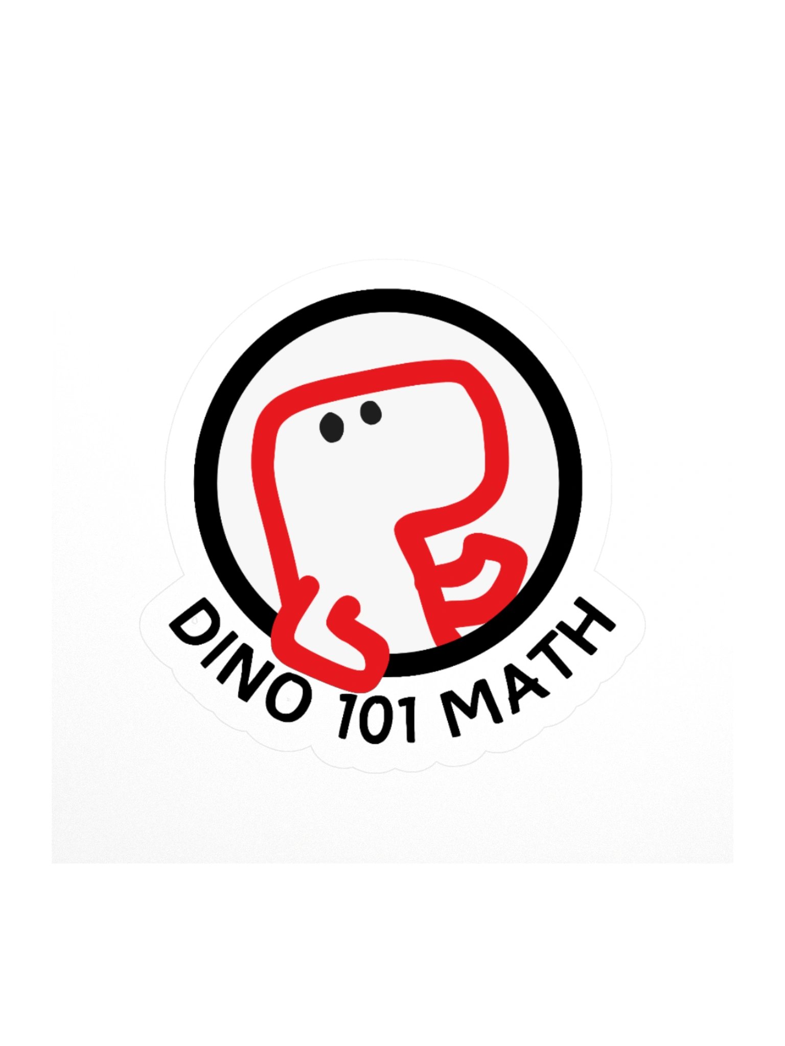 Dino 101 Math Sticker Sheet product image (1)