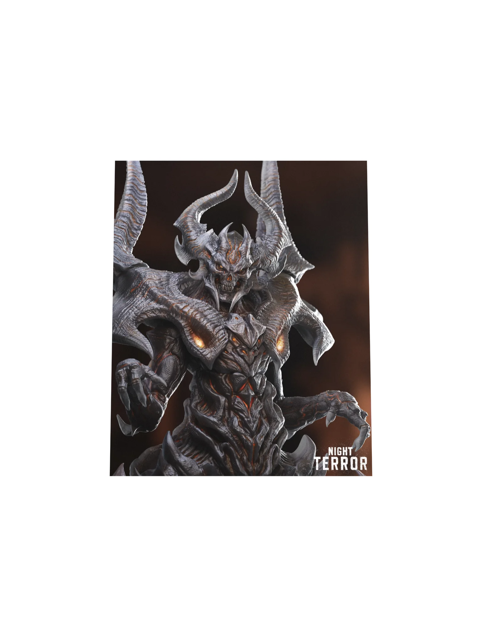 NIGHT TERROR: The Demonolith 3D Render Print product image (4)