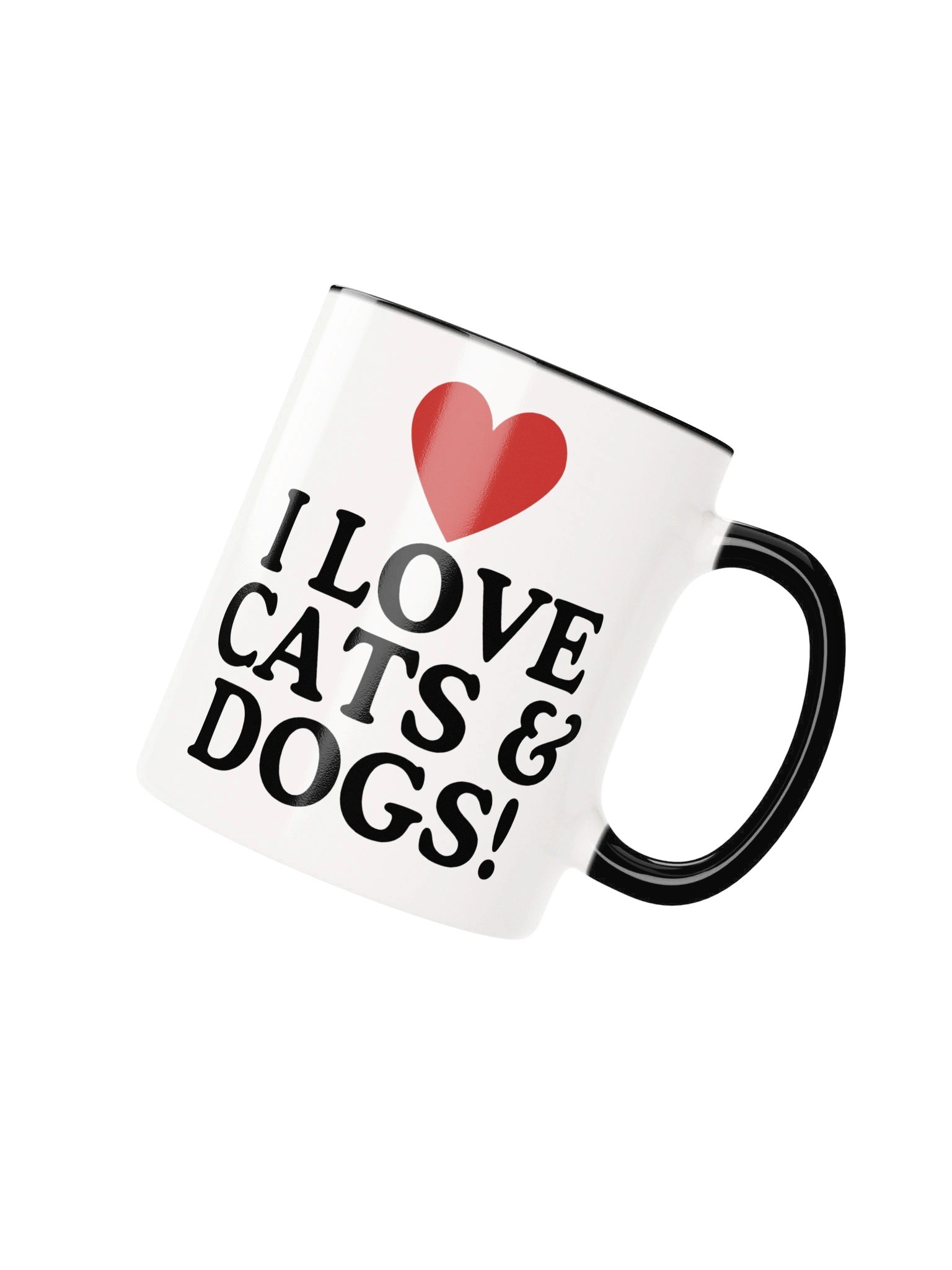 I Love Cats & Dogs Mug product image (11)
