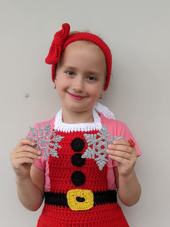Crochet Christmas Set: Headband and Apron Patterns product image (1)