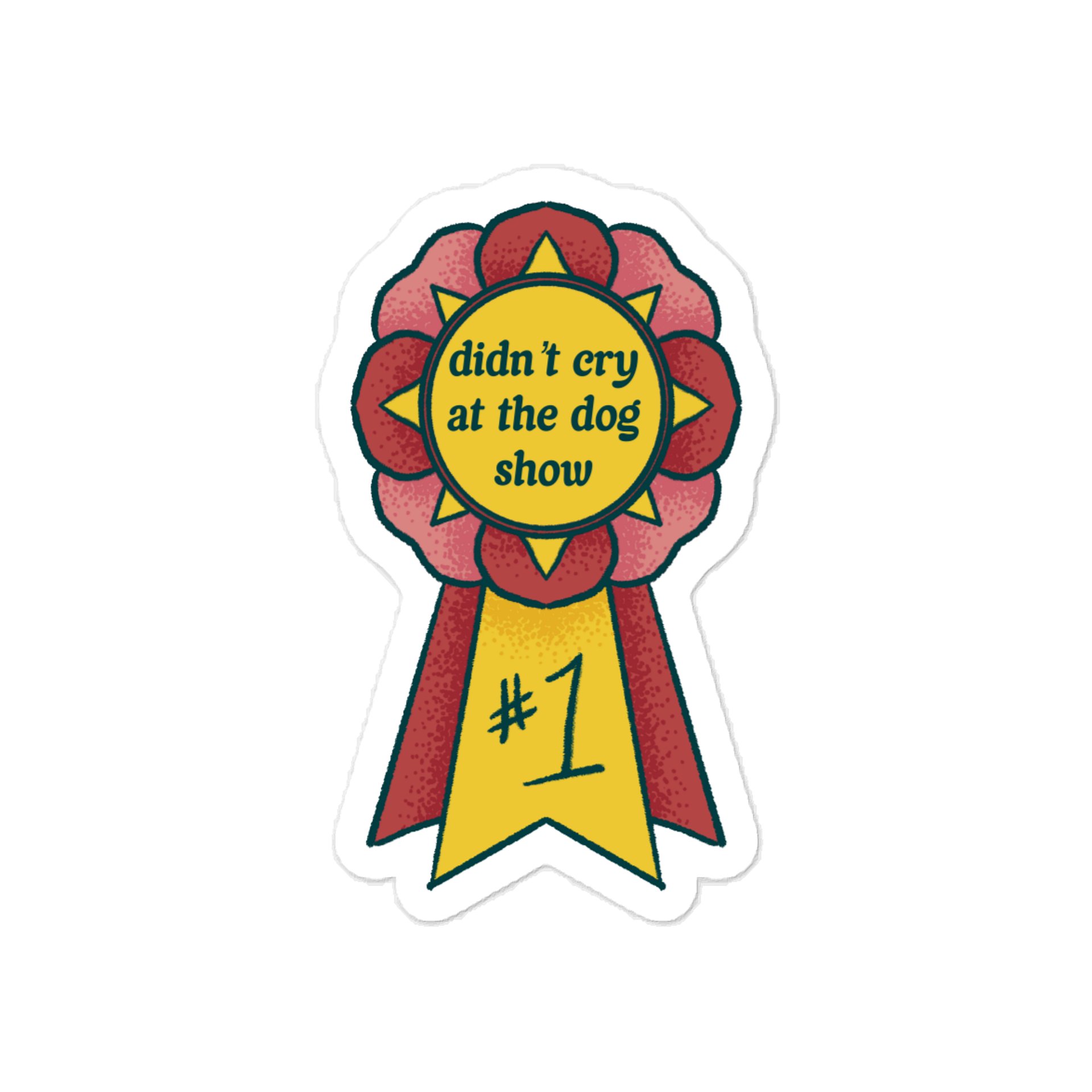 Rosette Series: Didn't Cry Sticker product image (1)