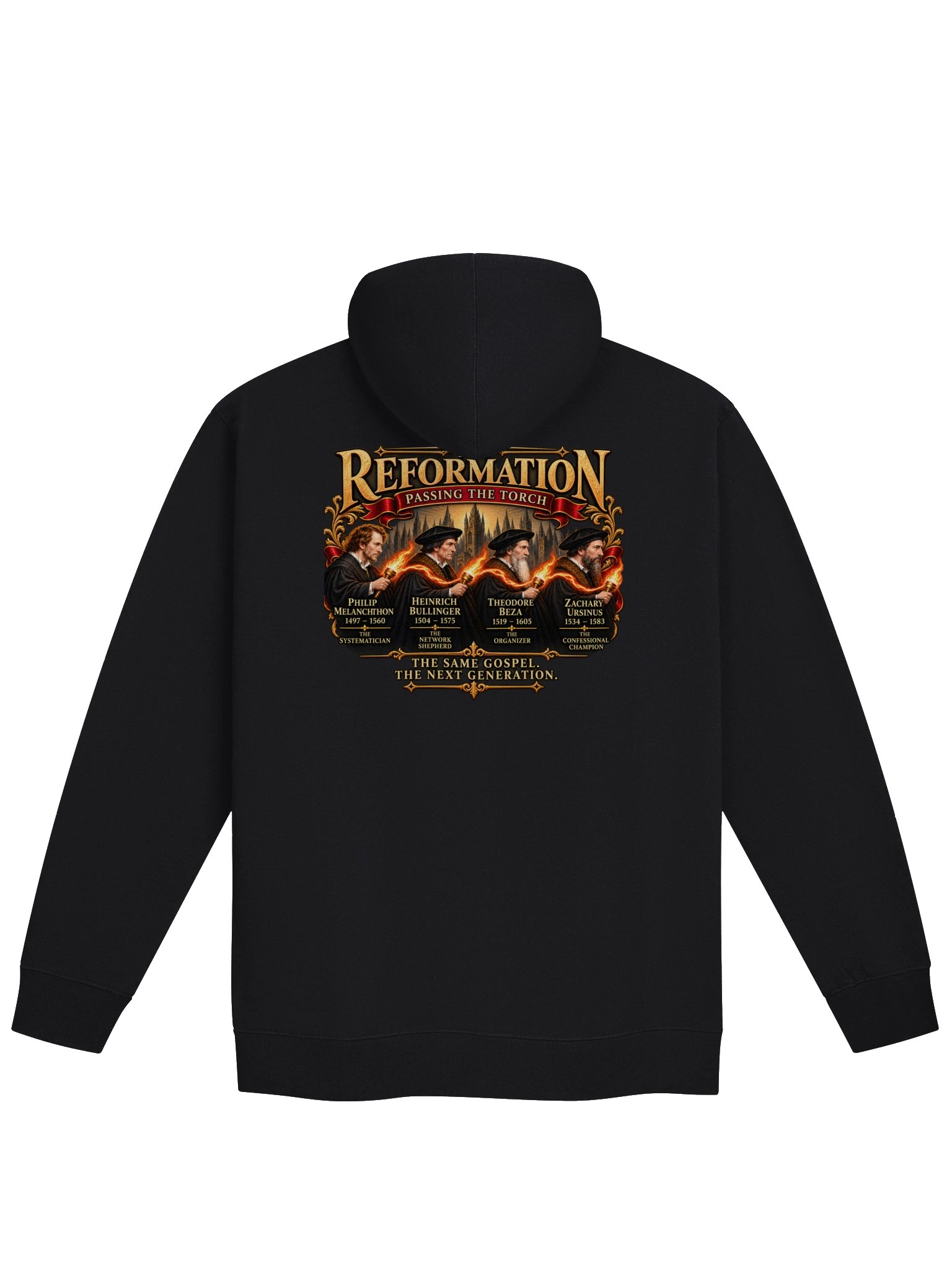 The Reformation: Passing the Torch — Four Reformers Zip Up Hoodie product image (5)