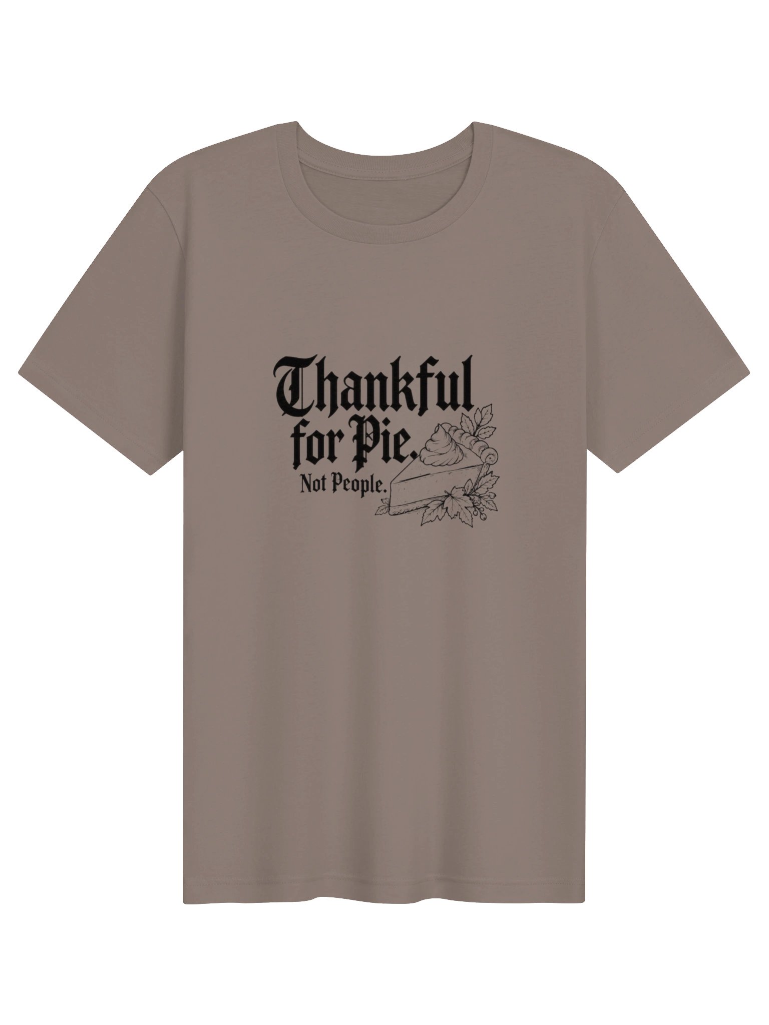 Thankful for Pie. Not People. | Funny Thanksgiving T-Shirt product image (58)