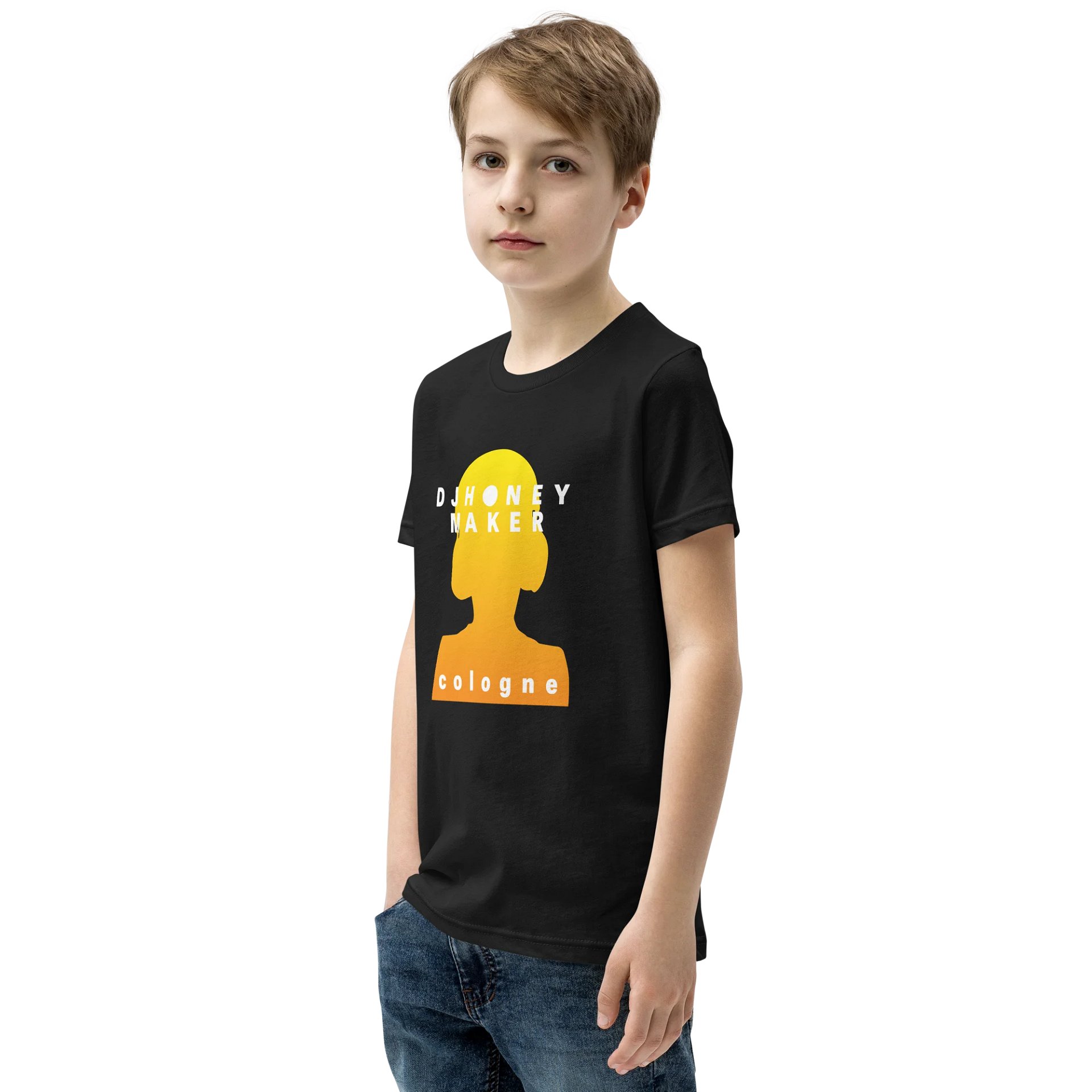 DJHoneyMaker Cologne Youth Short Sleeve T-Shirt product image (3)