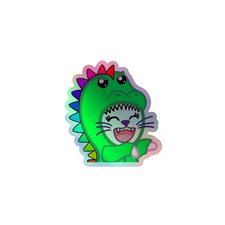 Lil Dino RAWR Holographic Sticker | 2024 product image (1)