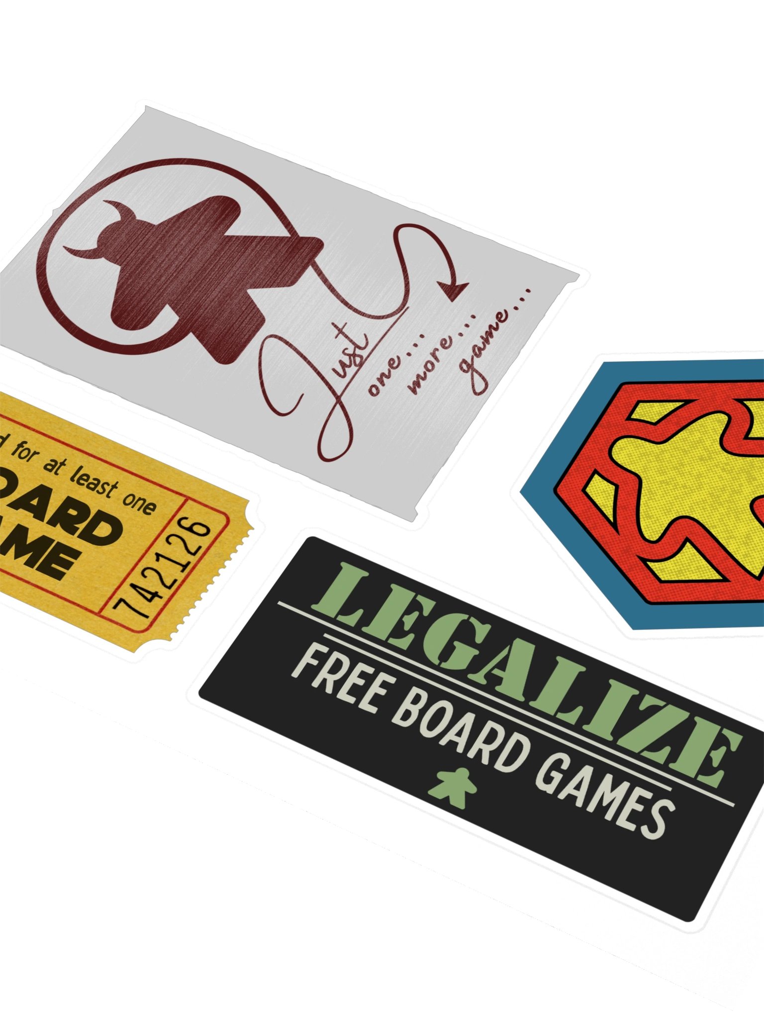 Board Game Obsessed Sticker Pack 5 product image (2)