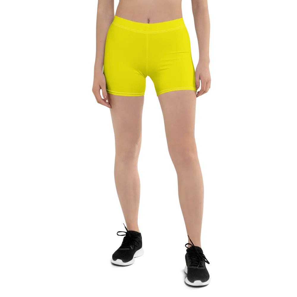 Lemon Yellow Training Shorts product image (5)