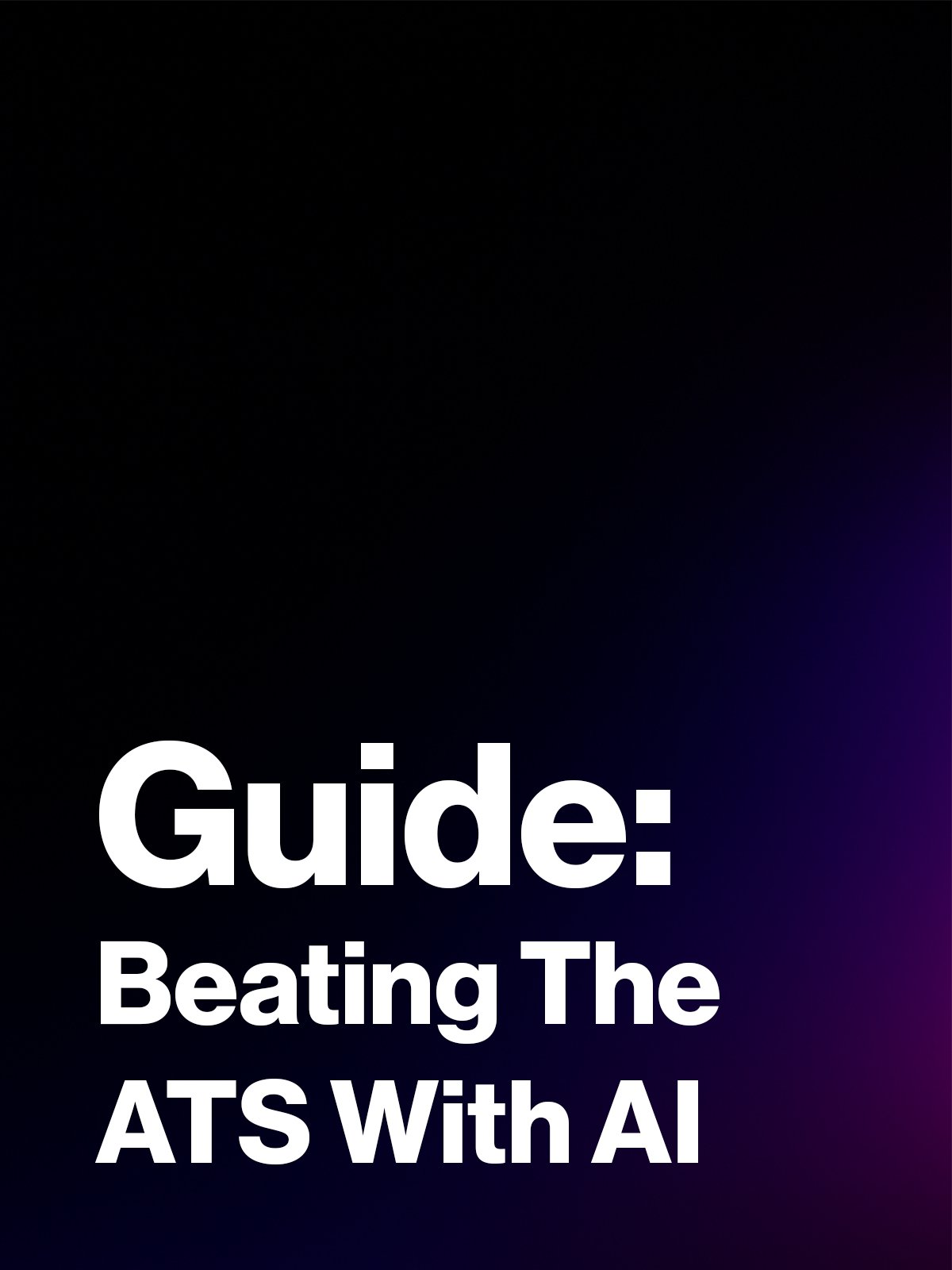 Guide: Beating the ATS with AI product image (1)
