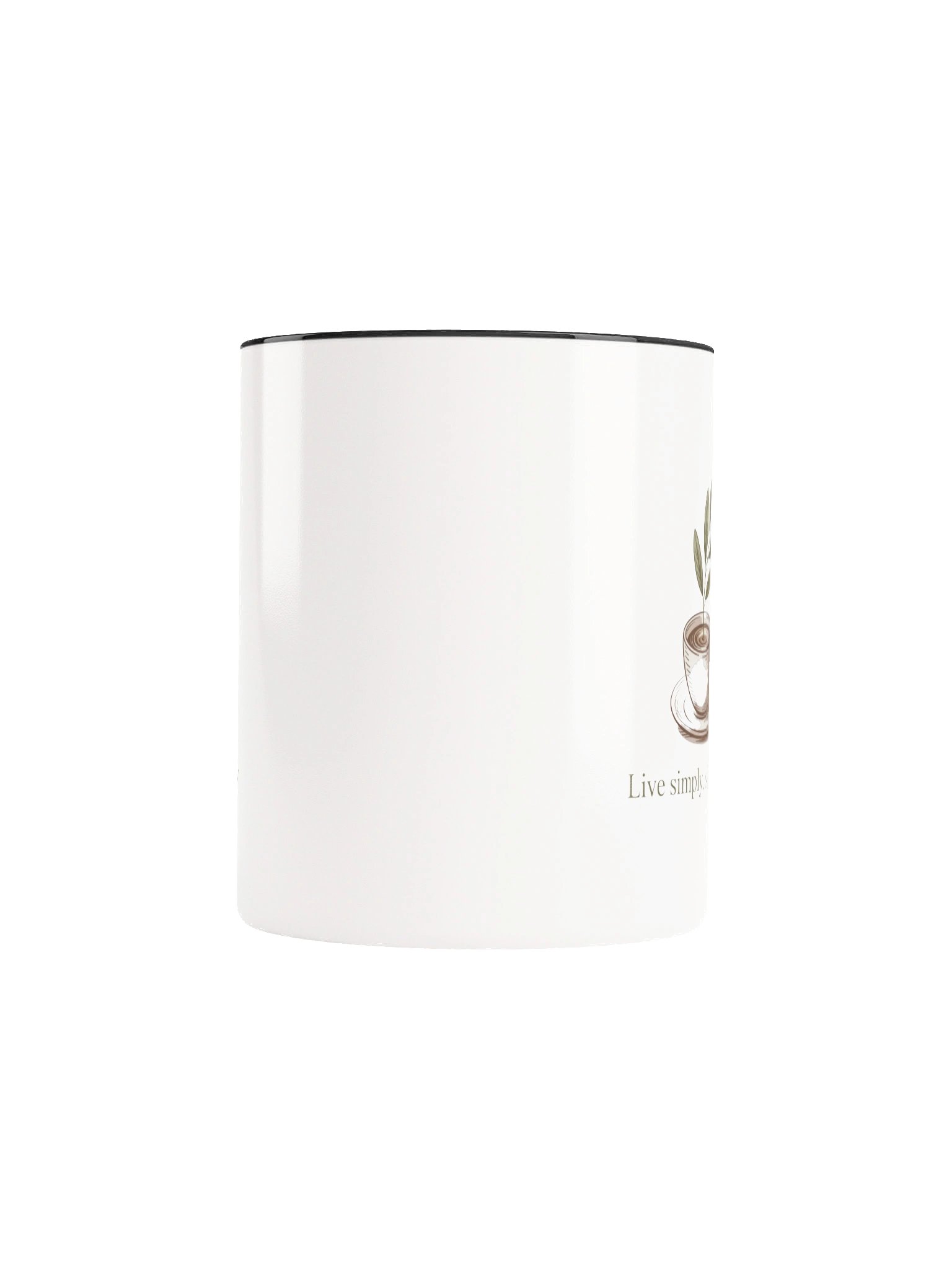 Live Simply Sip Slowly Coffee Mug- with Color Inside product image (5)