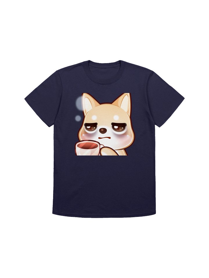 Shiba Coffee Emote Unisex Softstyle T-Shirt product image (1)