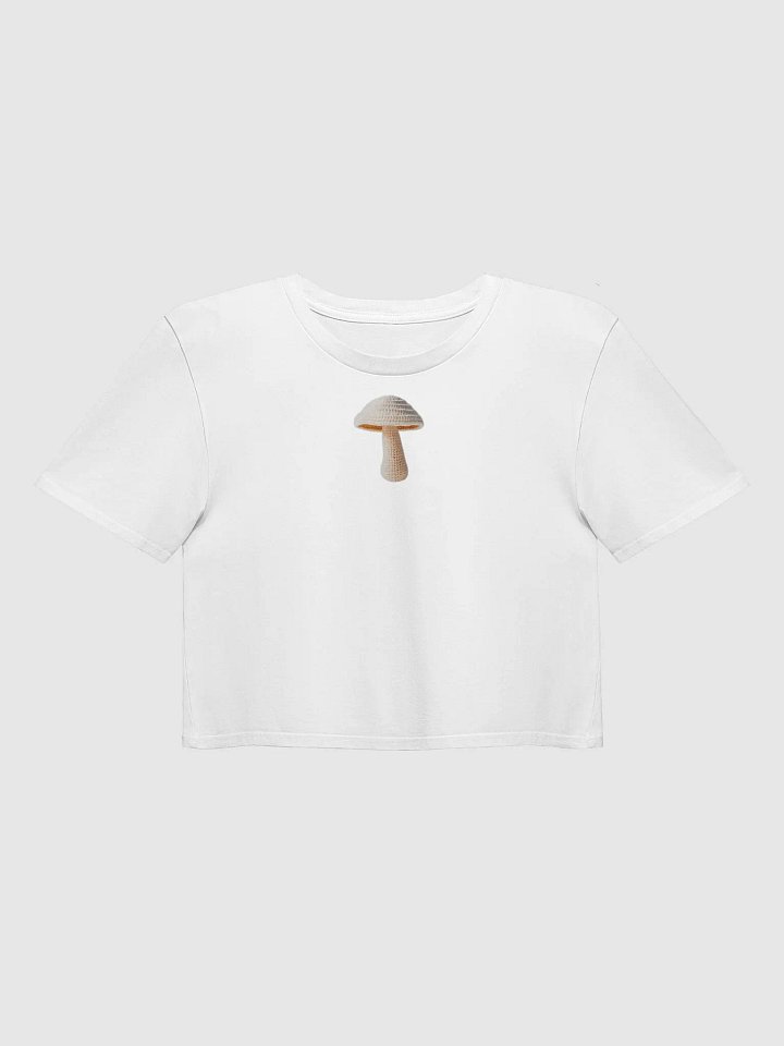 CozyAvocado Women's Premium Mushroom Crop Top #5 product image (3)