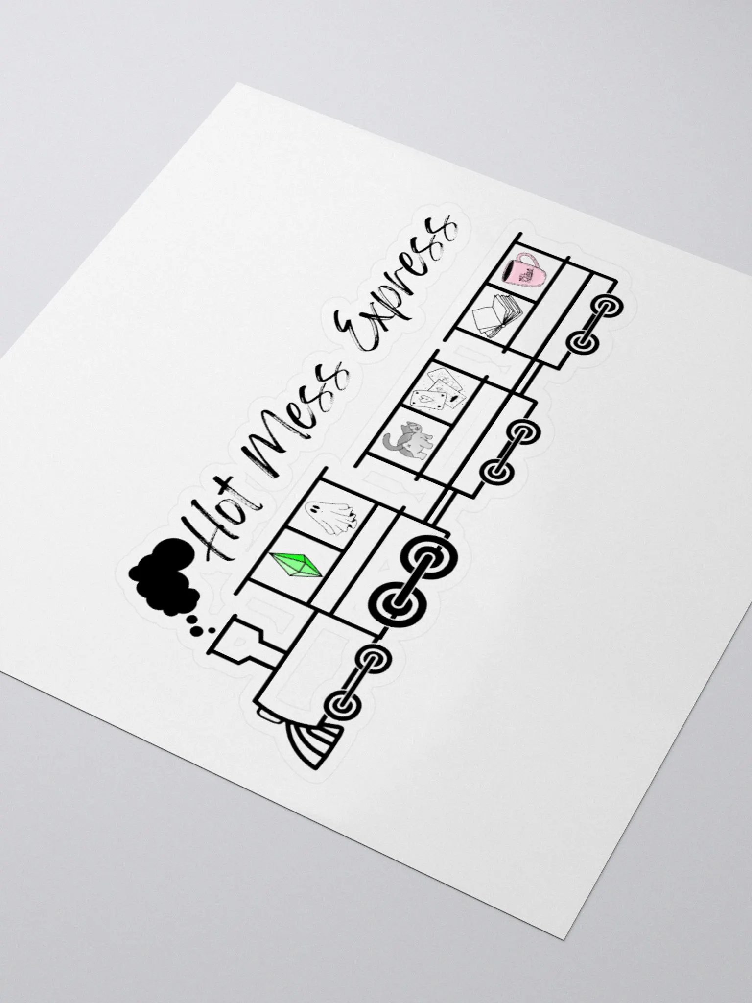 Hot Mess Express Sticker product image (7)