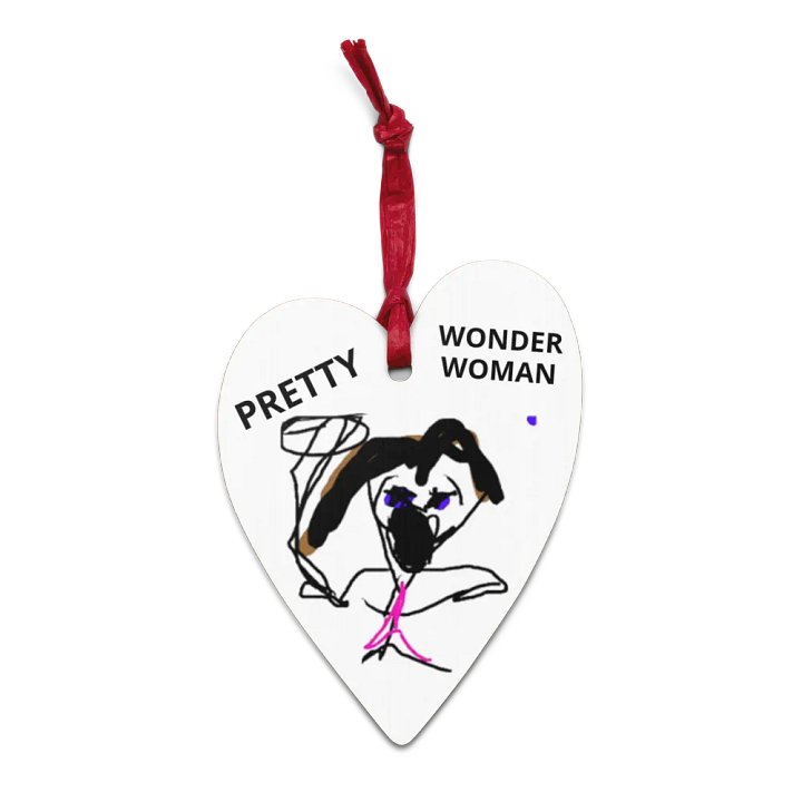 Pretty Wonder Woman Trashmas Ornament product image (2)