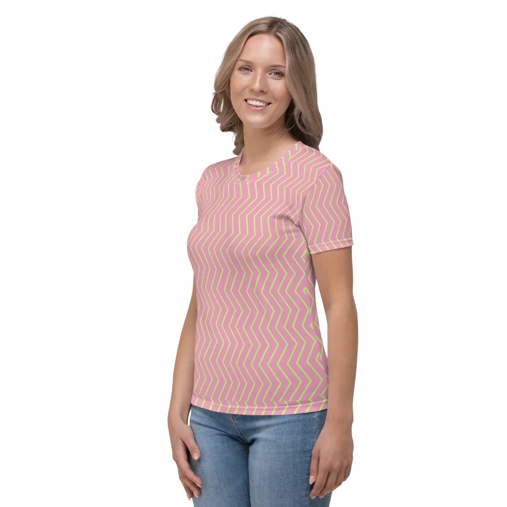 Zigzag Zest Women's Crew Neck T-Shirt product image (3)