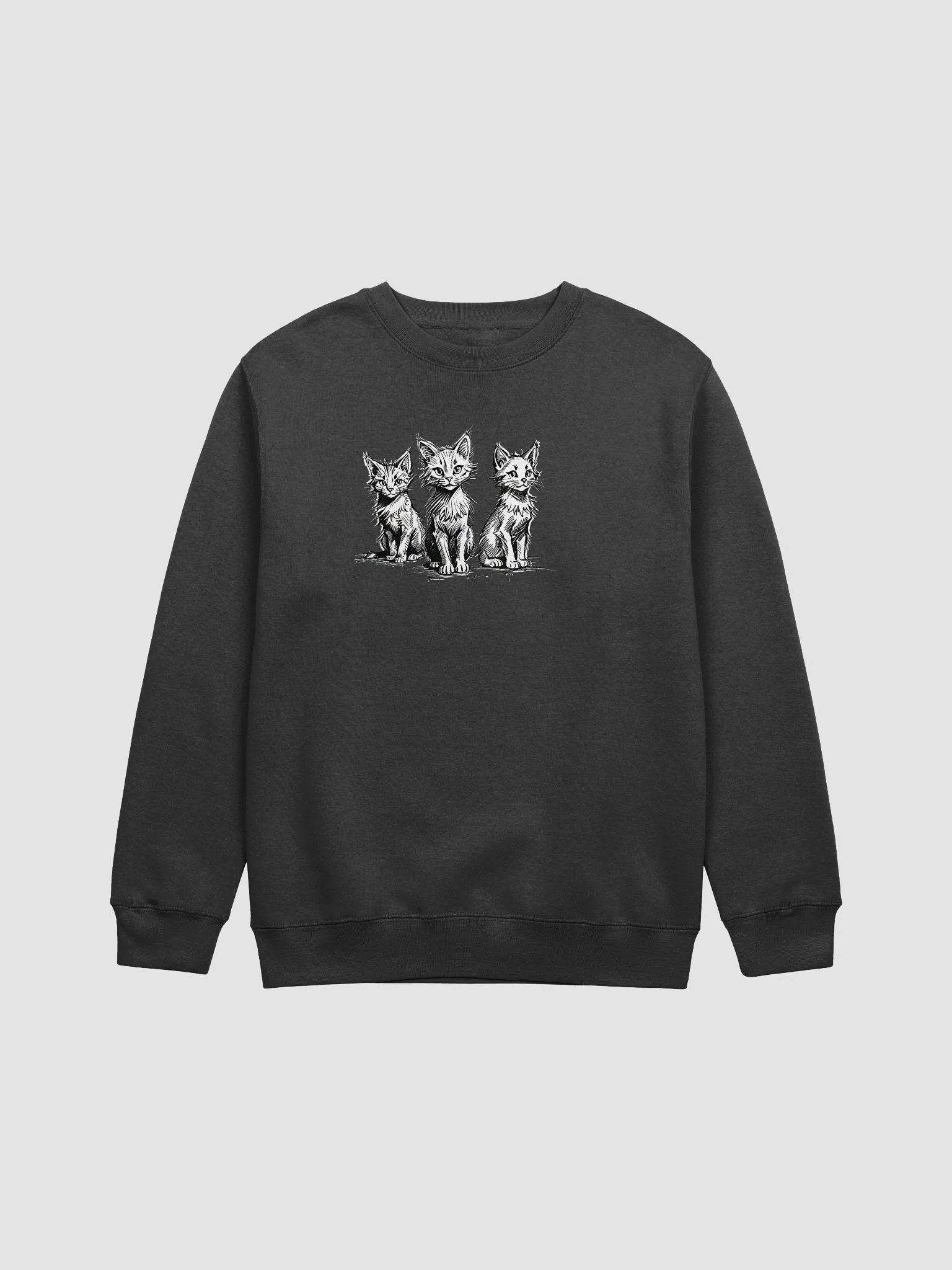 Cat Trio Crewneck Sweatshirt product image (3)
