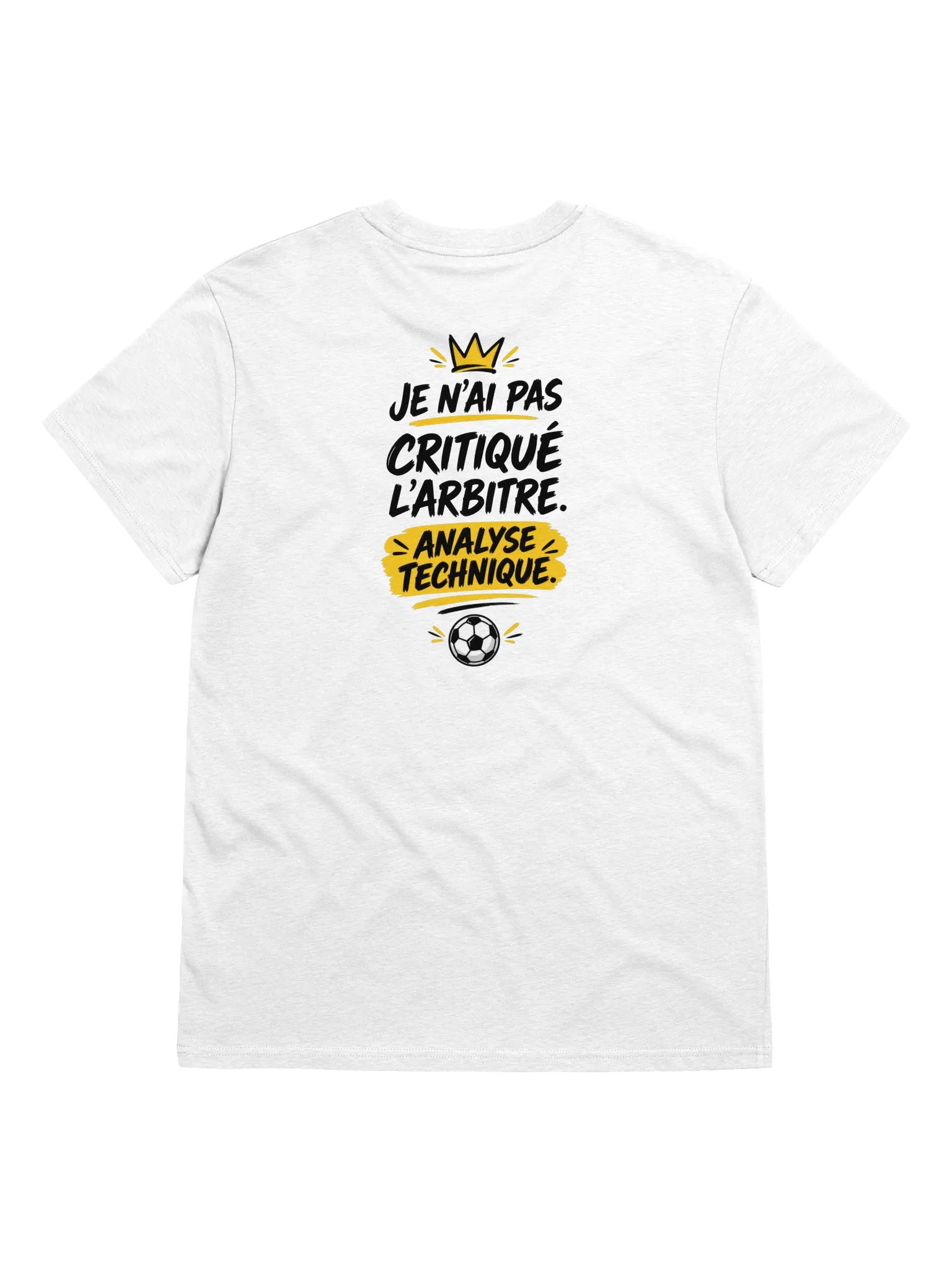 Je n’ai pas critiqué l’arbitre — Analyse technique product image (4)