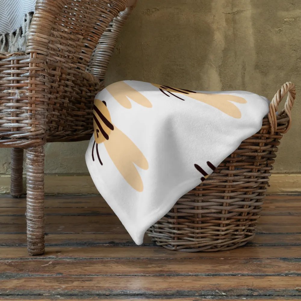 bee cozy blanket product image (7)