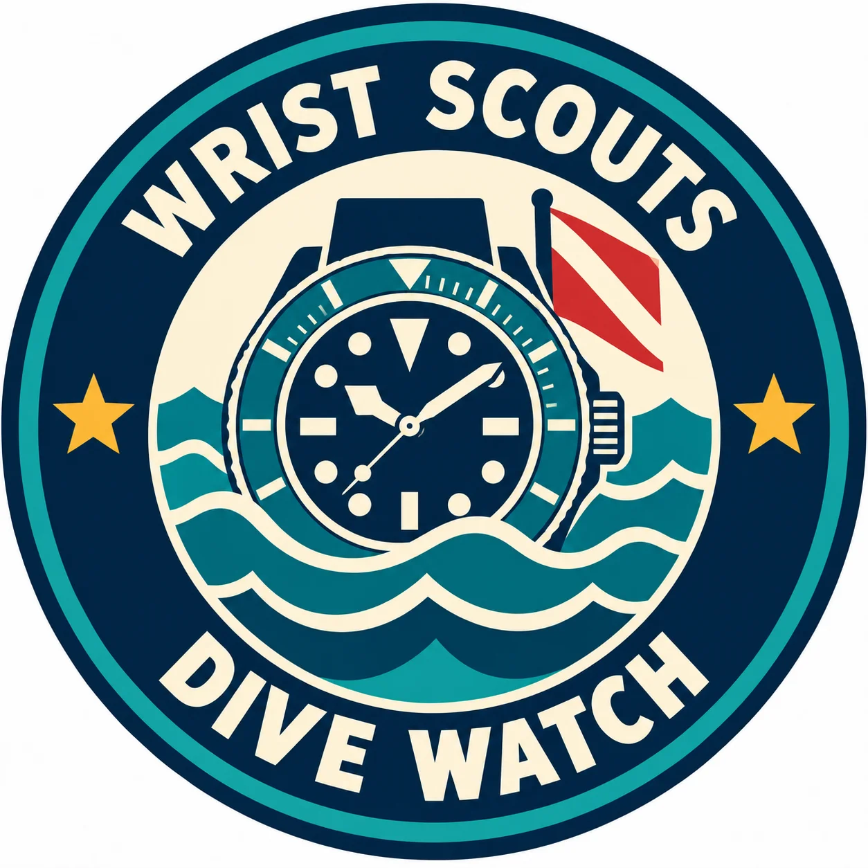 BB-007 Wrist Scouts – Dive Watch Digital Badge product image (1)