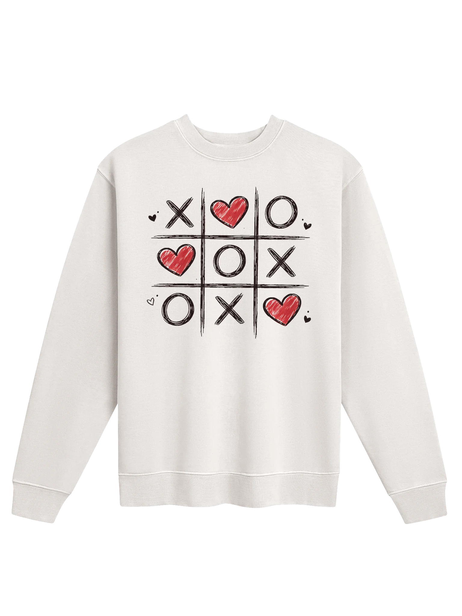 XOXO Tic-Tac-Toe Pigment-Dyed Crewneck Sweatshirt product image (17)