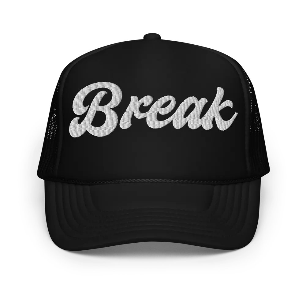 Break - Pixelated Noir Foam Trucker Hat product image (1)